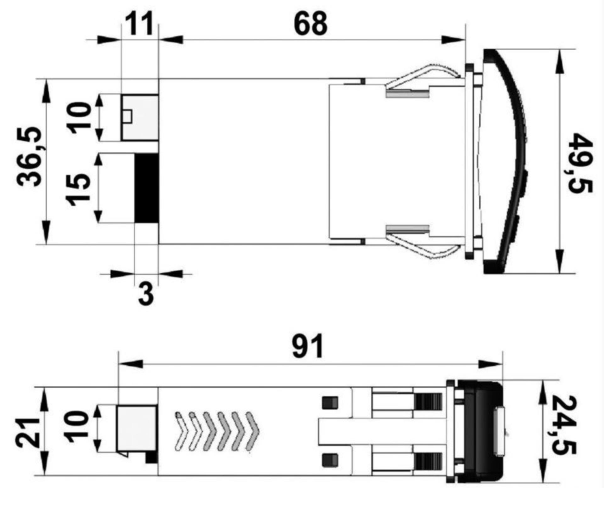 Osculati Intelligenter Wischerschalter Version 1 Osculati Intelligenter Wischerschalter Version 1