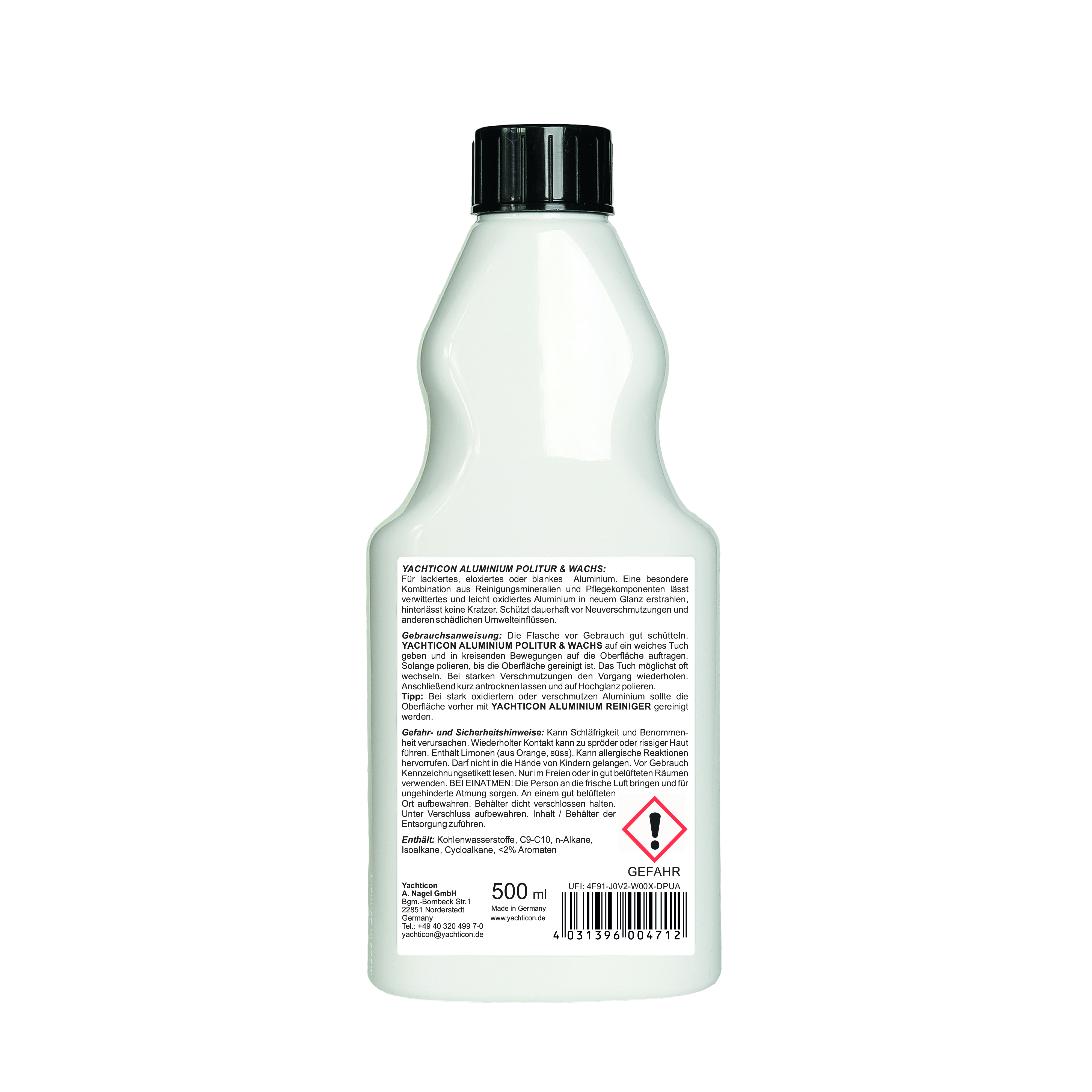 Yachticon Aluminium Politur / Wax, 500 ml