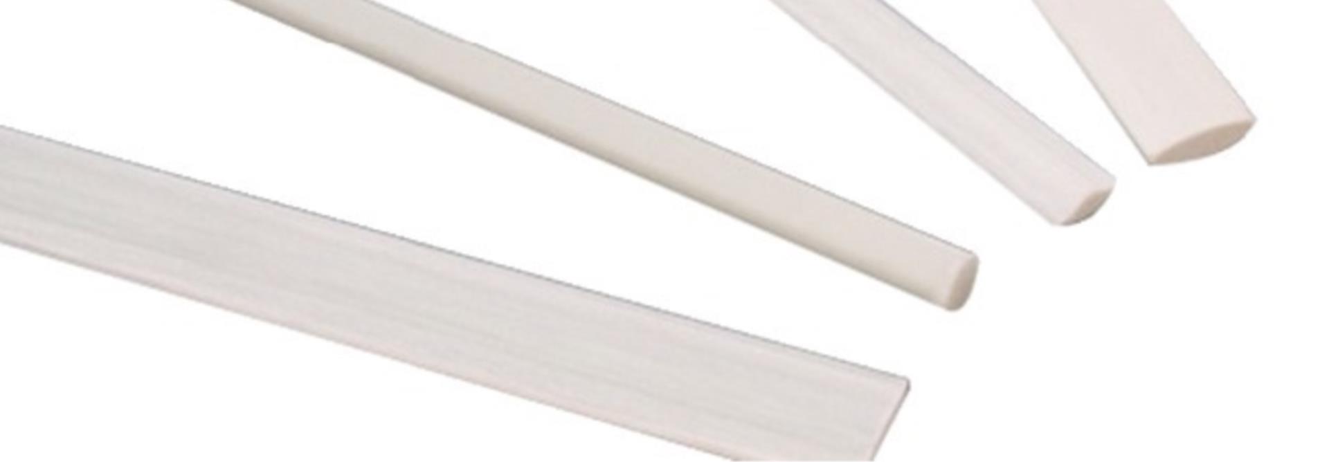 Osculati Fiberglaslatte 40 x 4 mm, Länge 2 Meter