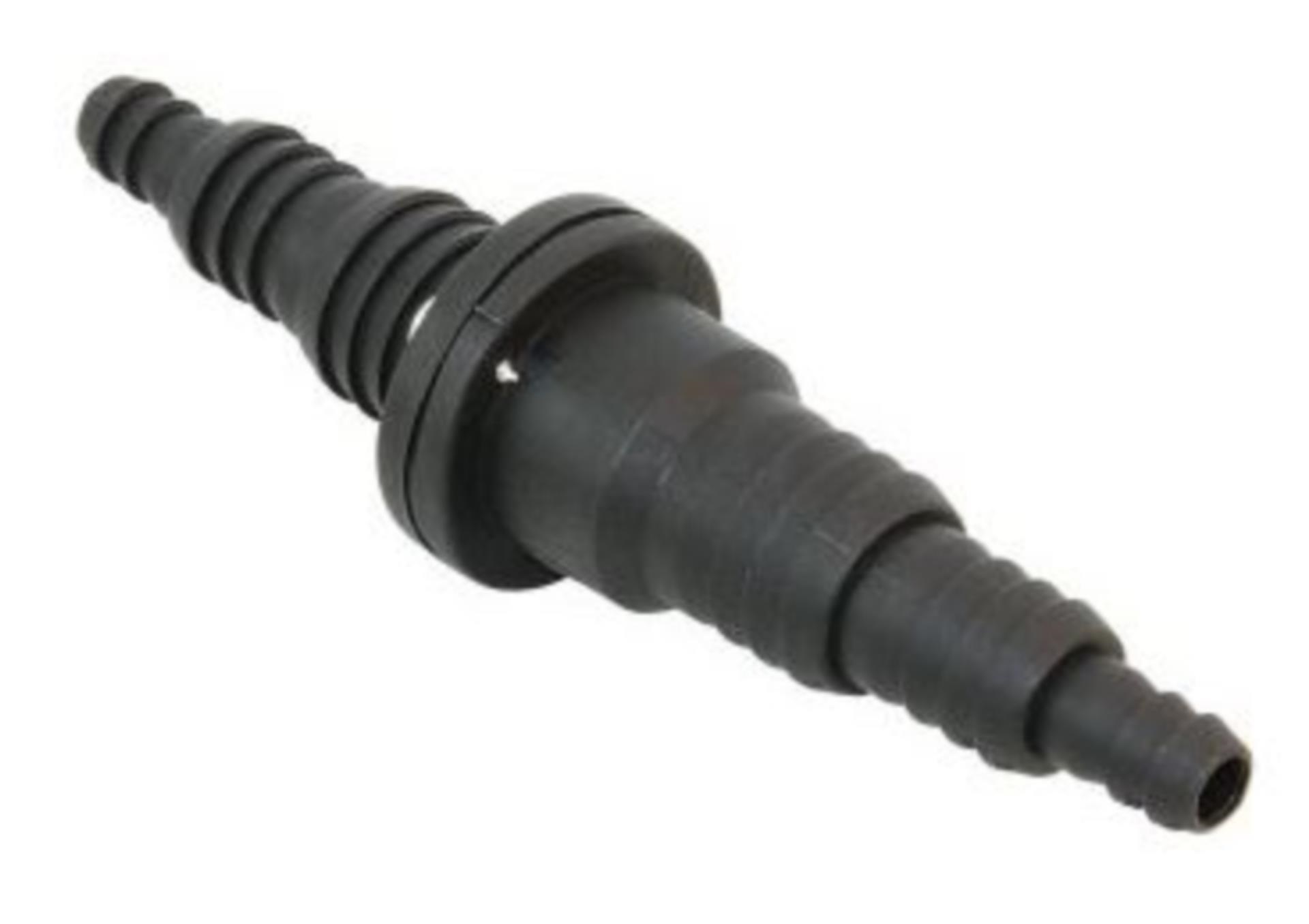 Osculati Rückschlagventil Kunststoff, schwarz 25 - 38 mmØ