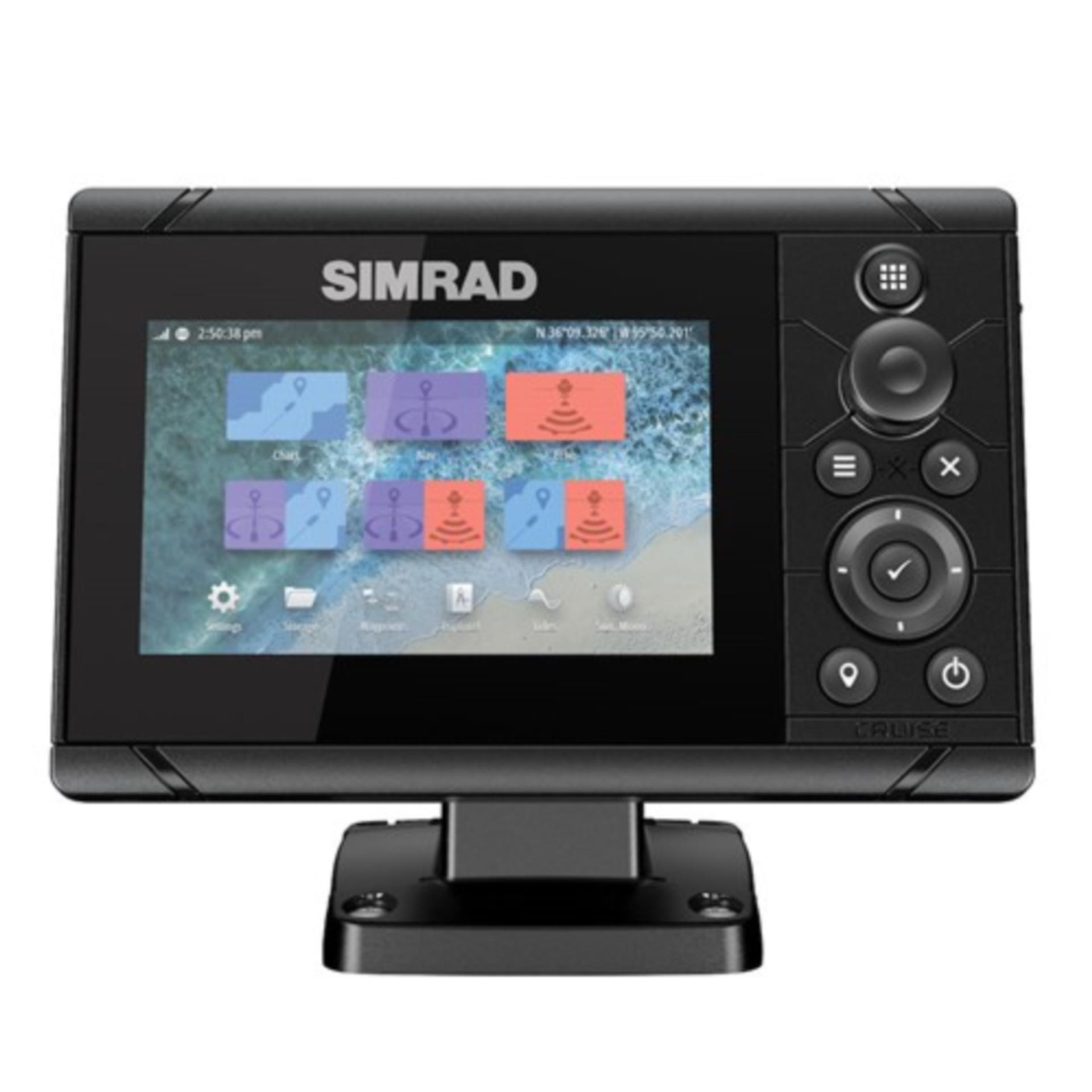 Simrad Cruise 5 Plotter/Fishfinder inkl. 83/200 kHz Heckgeber