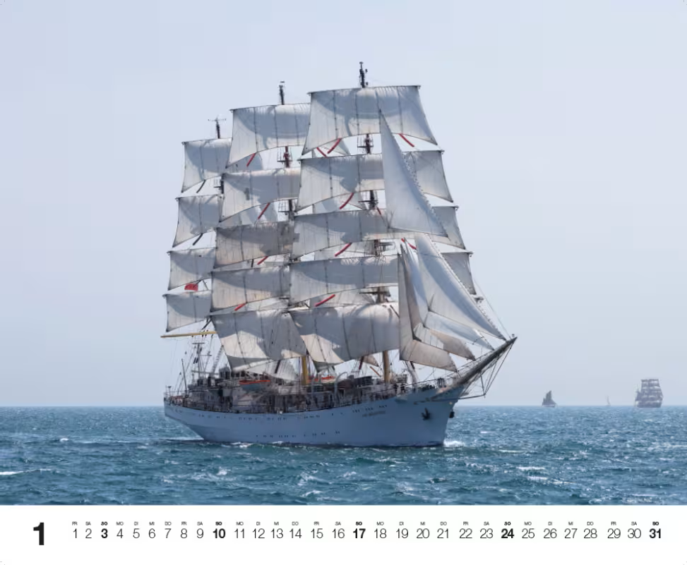 Delius Klasing Windjammer 2027 Kalender