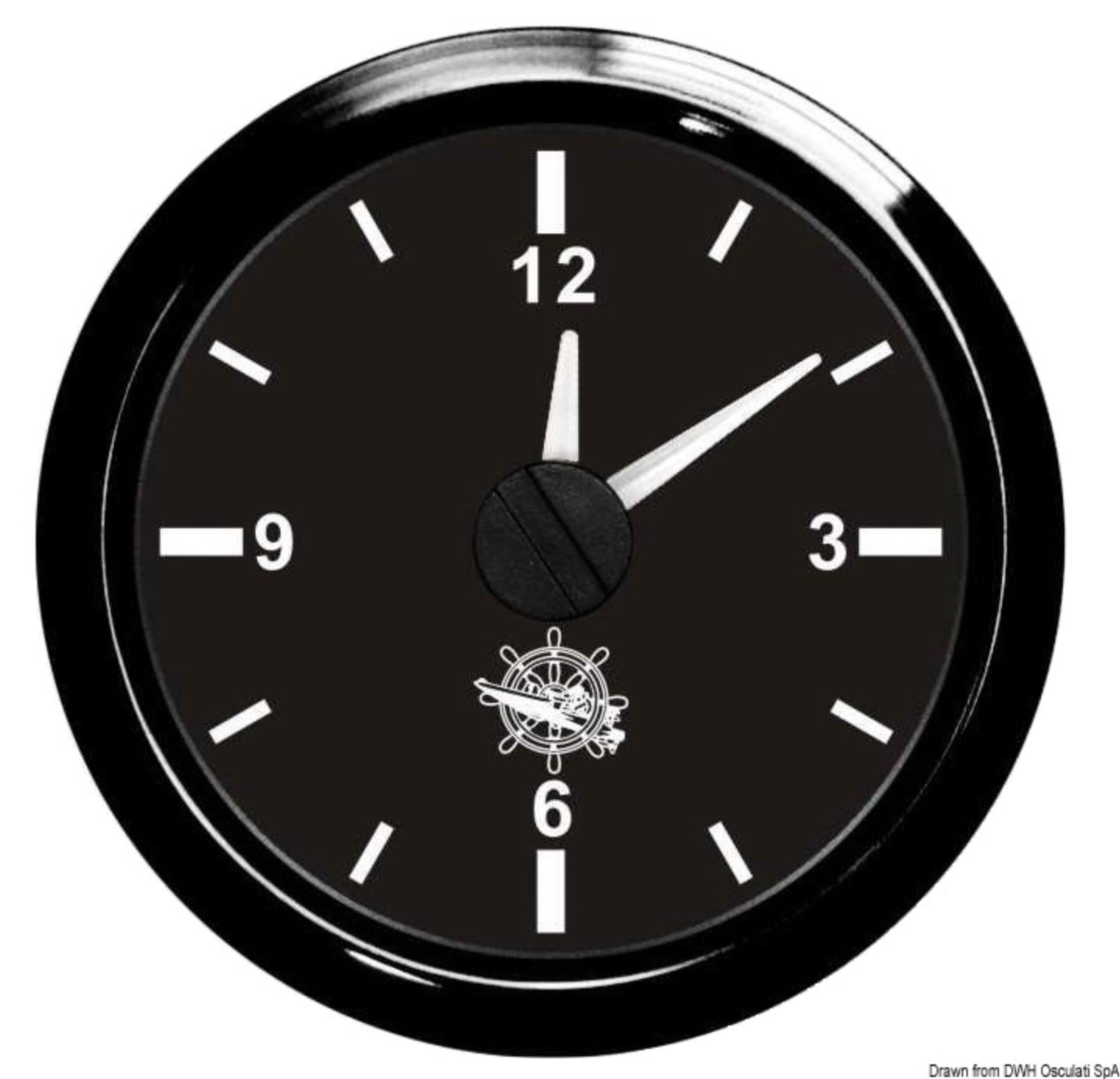 Osculati Quarzuhr, schwarz / schwarz