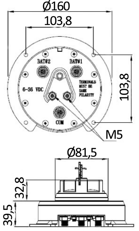 Osculati Batteriewahlschalter Heavy Duty