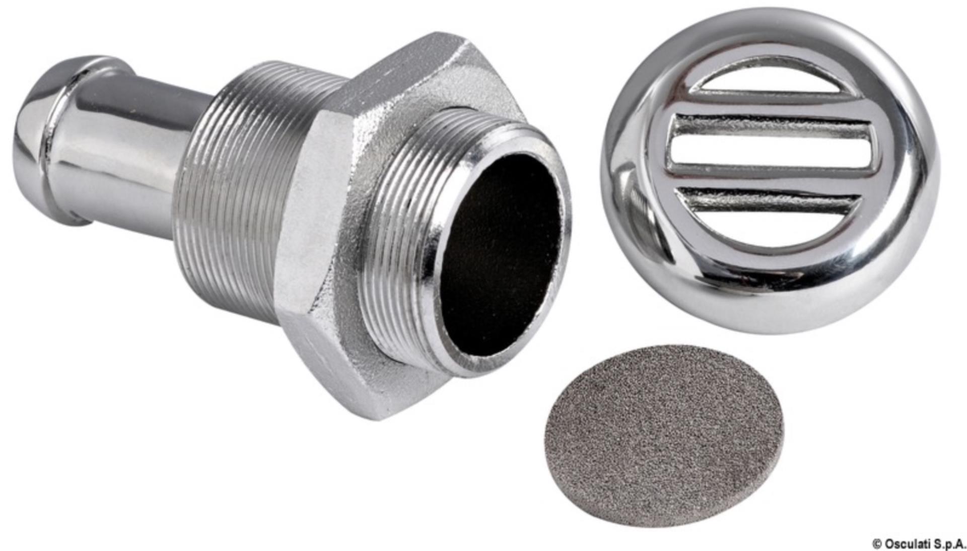 Osculati Tankentlüftung mit Überlaufschutz, 16 mmØ, Kopf 35 mmØ Osculati Tankentlüftung mit Überlaufschutz, 16 mmØ, Kopf 35 mmØ