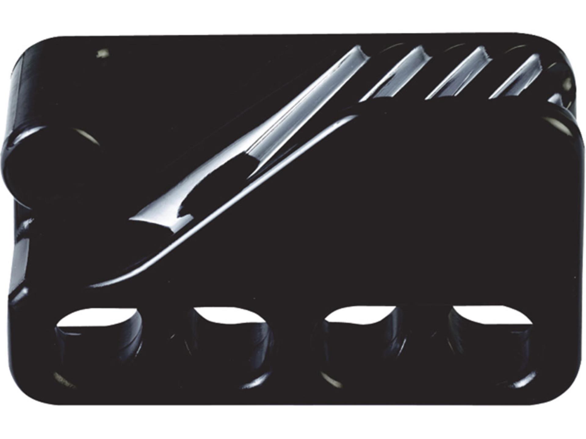 Clamcleat Fenderclip CL234 schwarz für 6 - 12 mmØ Tau