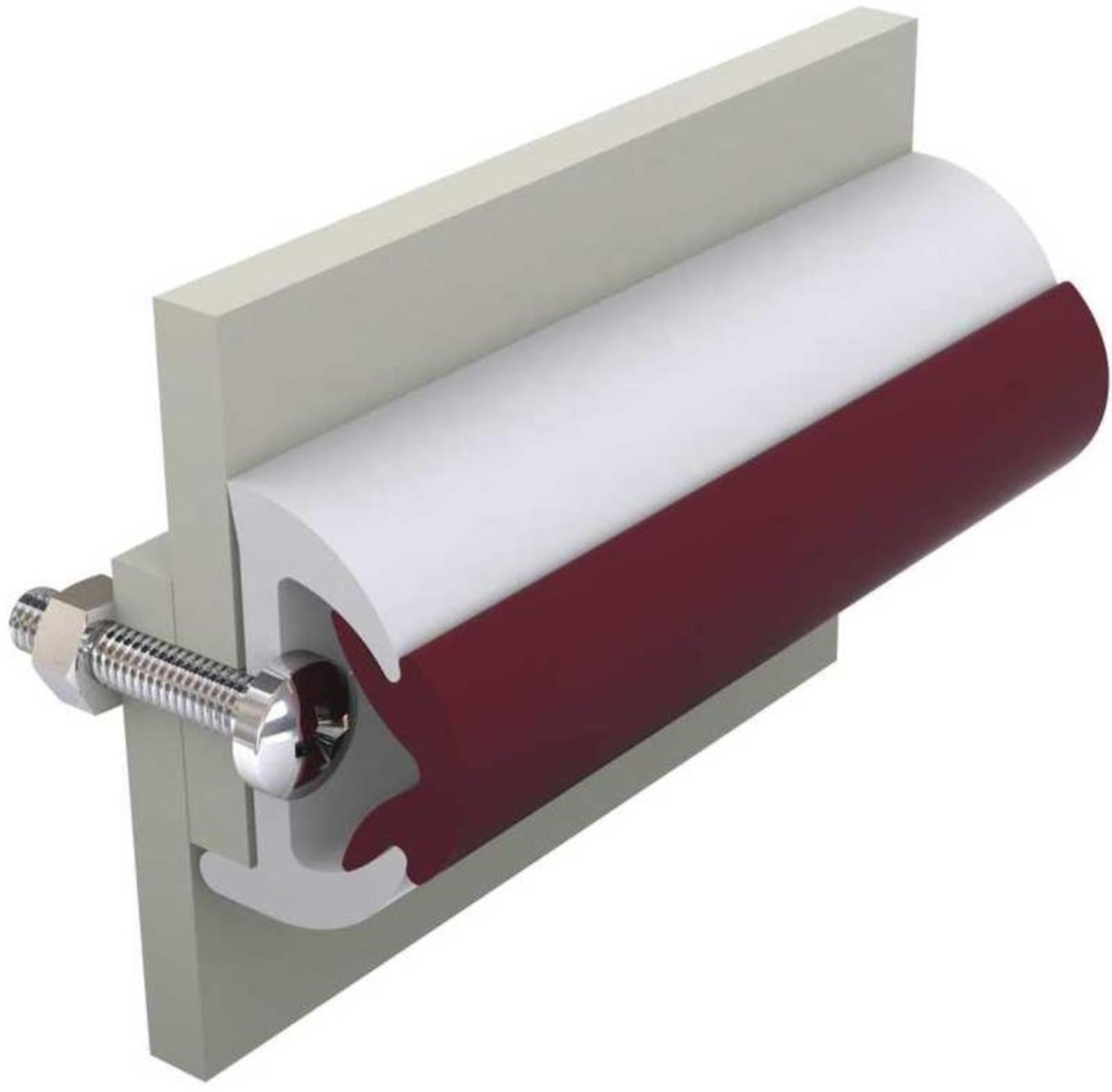 Vetus Abdeckleiste weinrot für Rond 42 x 48mm (20 Meter)