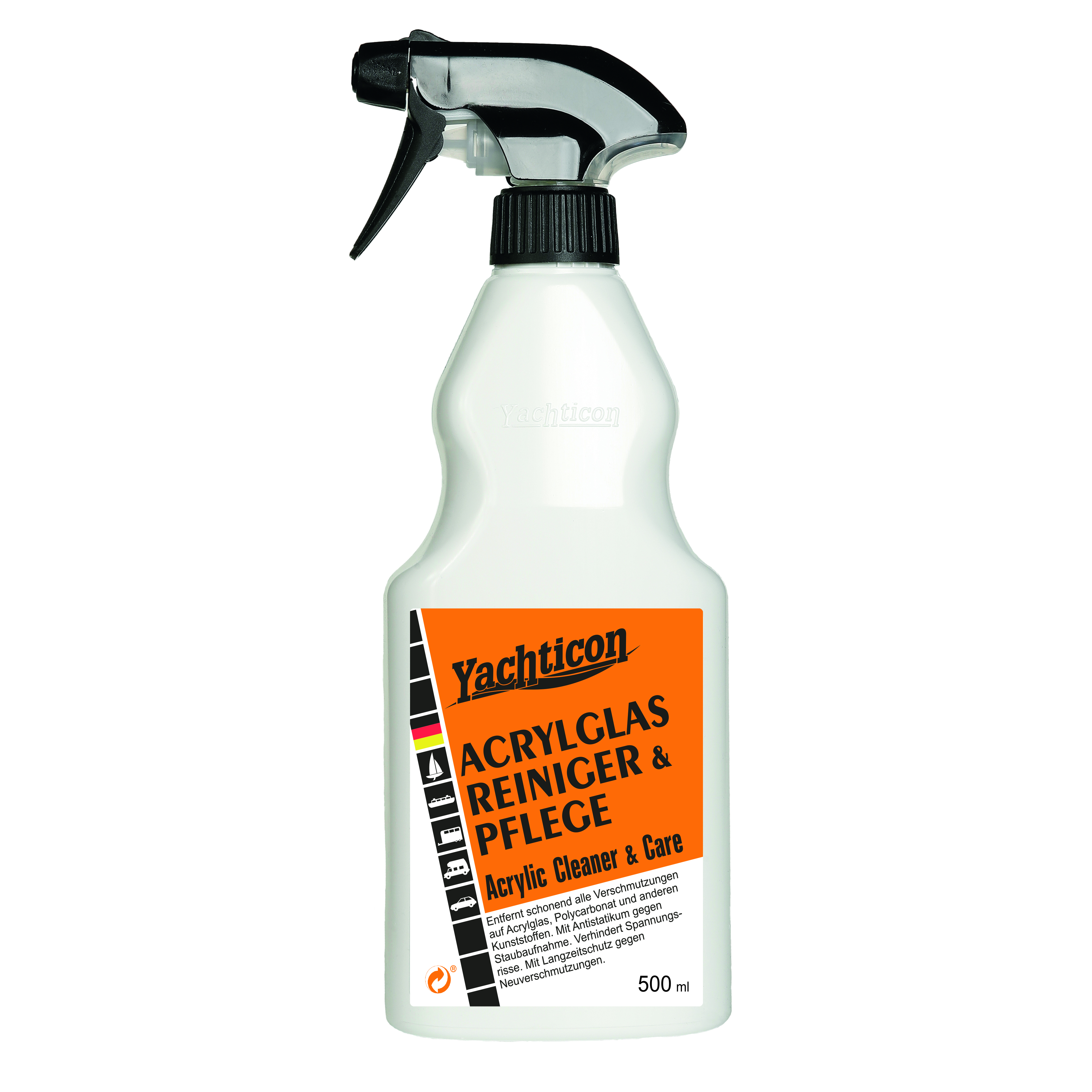 Yachticon Acrylglas Reiniger & Pflege, 500 ml