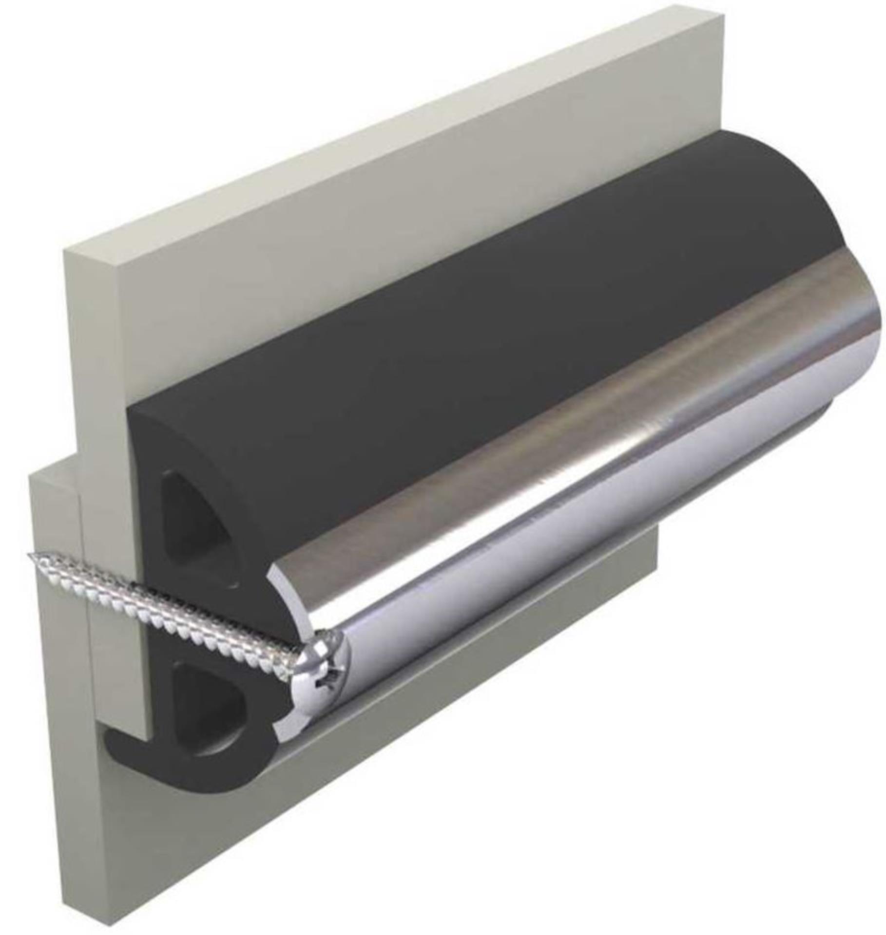 Vetus Poly-Basis-Scheuerleiste 40x31 S-Version, schwarz (20 Meter)