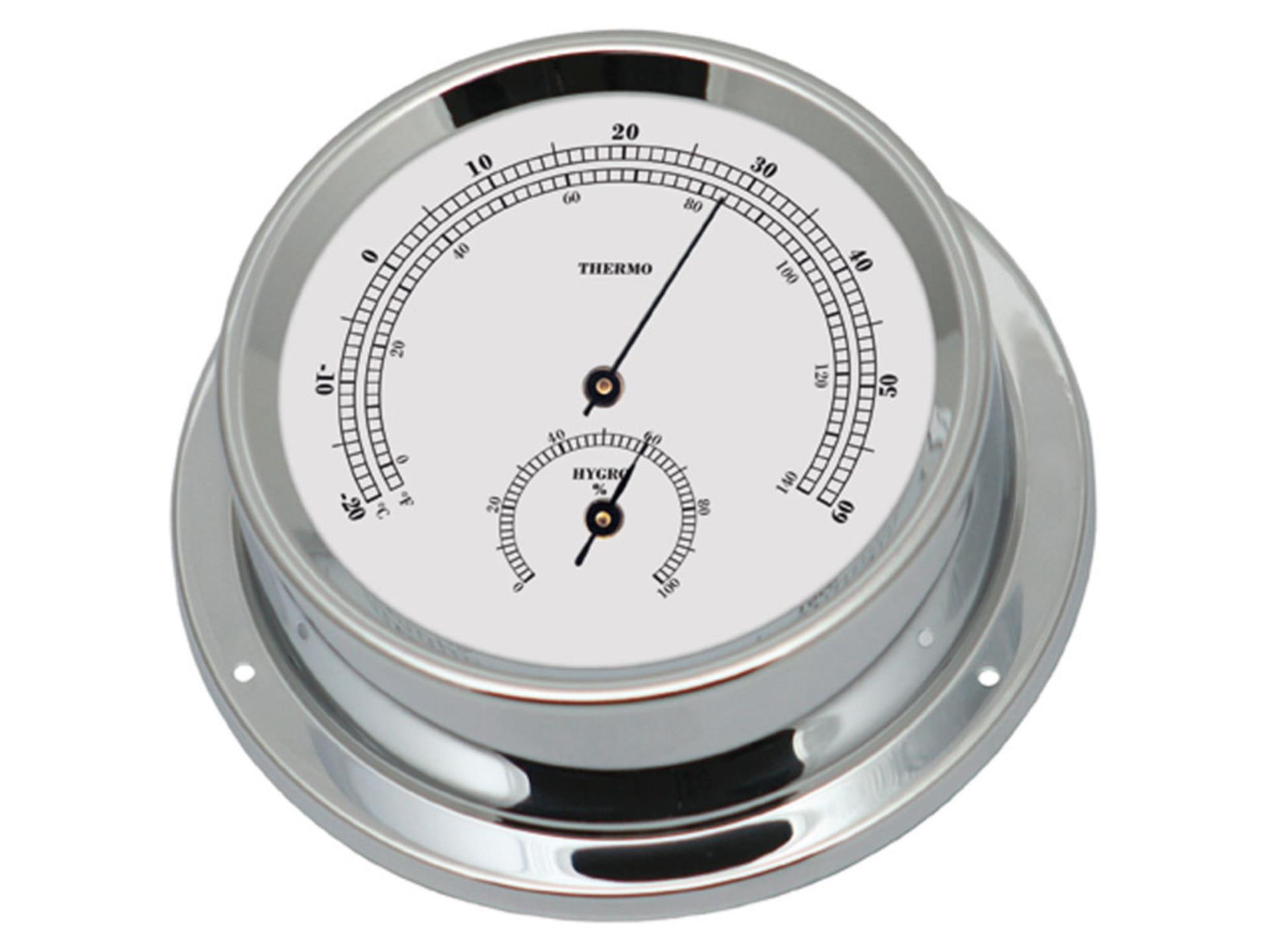 Talamex Thermo-/ Hygrometer Serie 125 verchromt