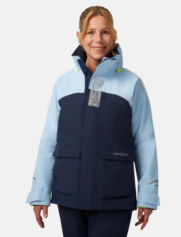 Crazy4Sailing C4S Bergen II, Jacke, Damen,  sky-blue/navy, S
