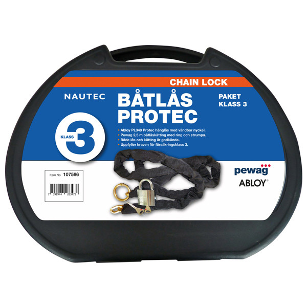 Gotthardt Bootskette mit Sicherheitsschloss