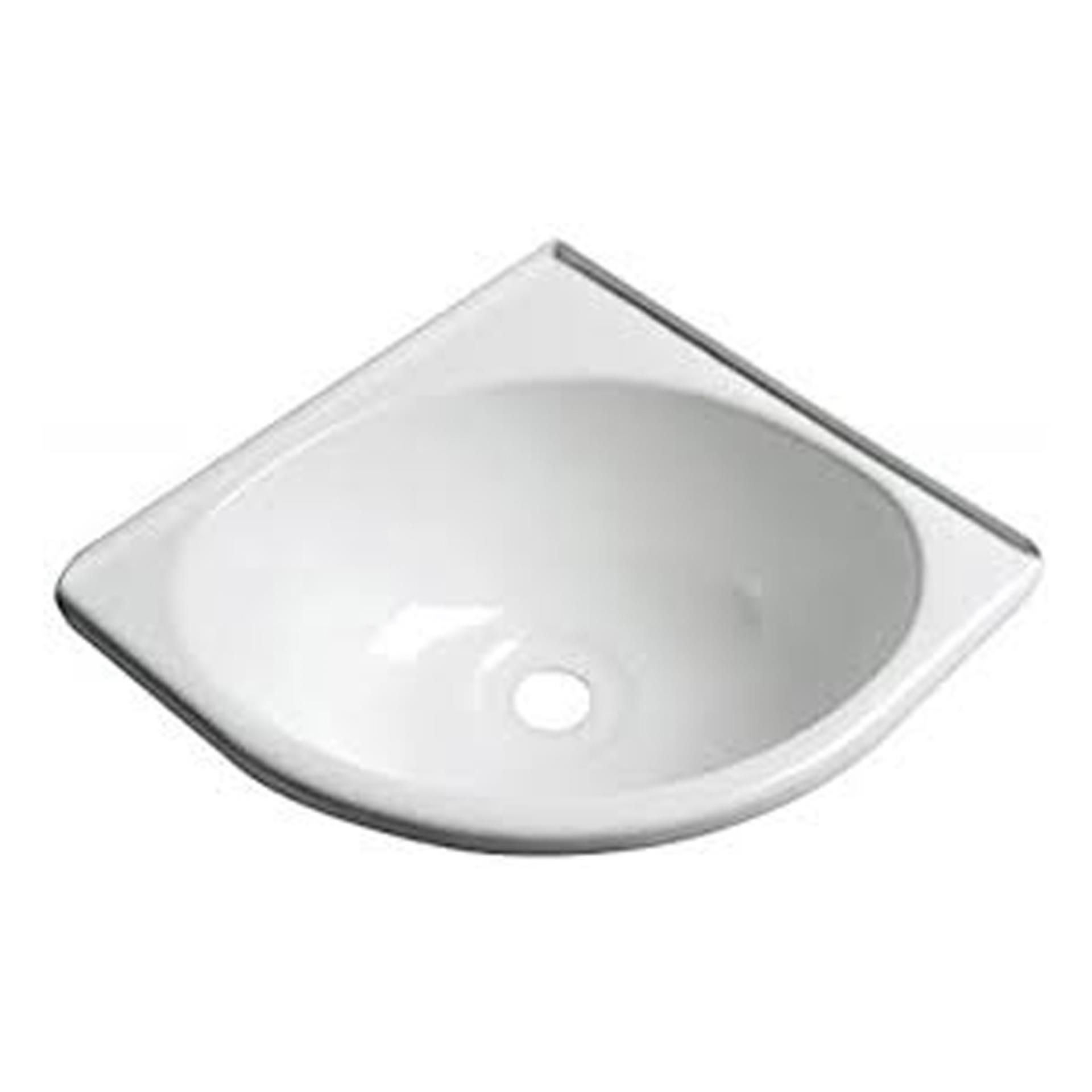 Osculati Eckwaschbecken ABS, 280 x 270 x 102 mm