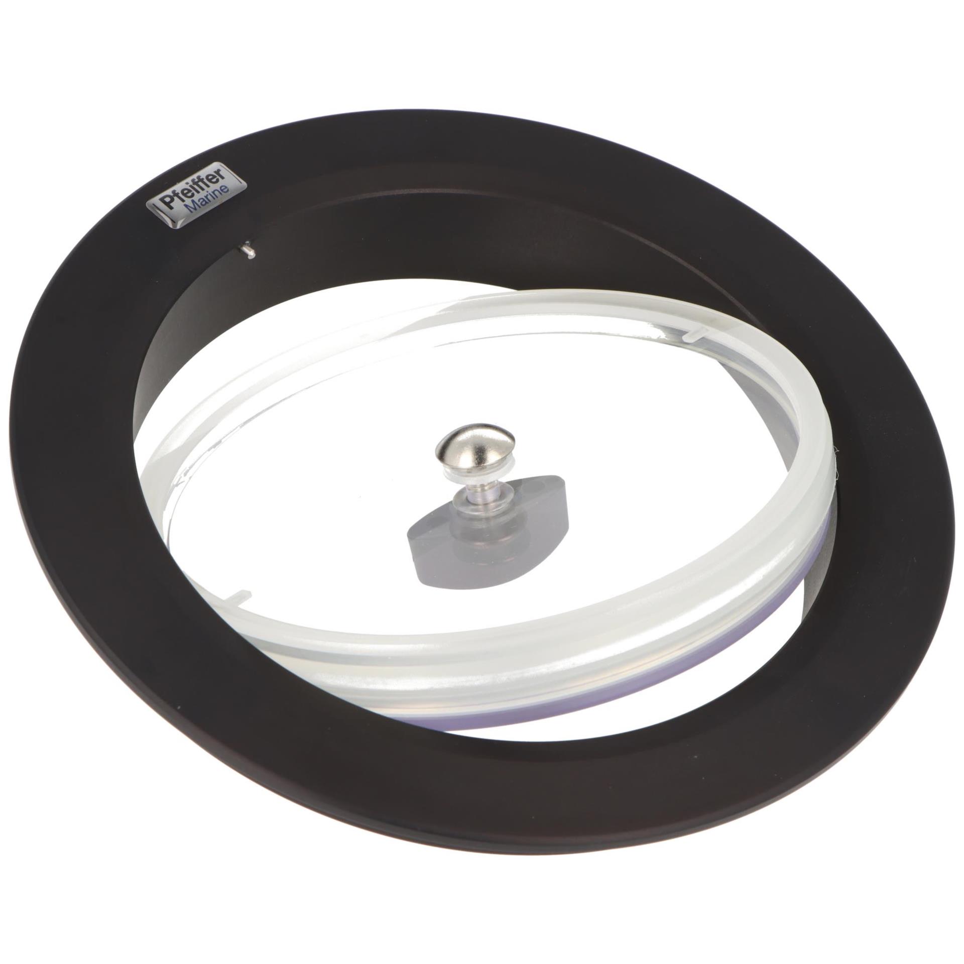 Pfeiffer Dreh Bullauge Pfeiffer Alu schwarz 175 mmØ (162 mmØ)