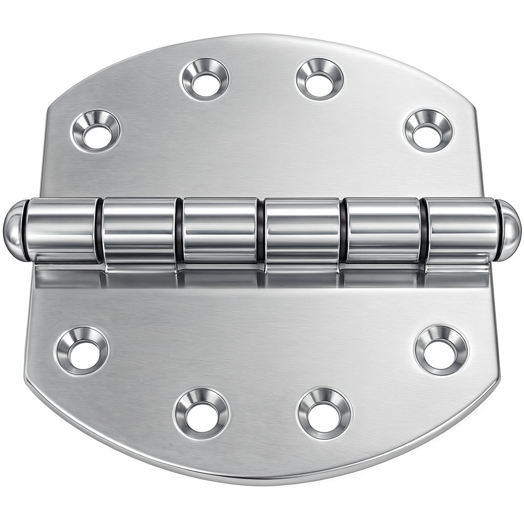 Osculati Edelstahl Scharnier gegossen, abgekantet (63 x 63 x 127 mm)