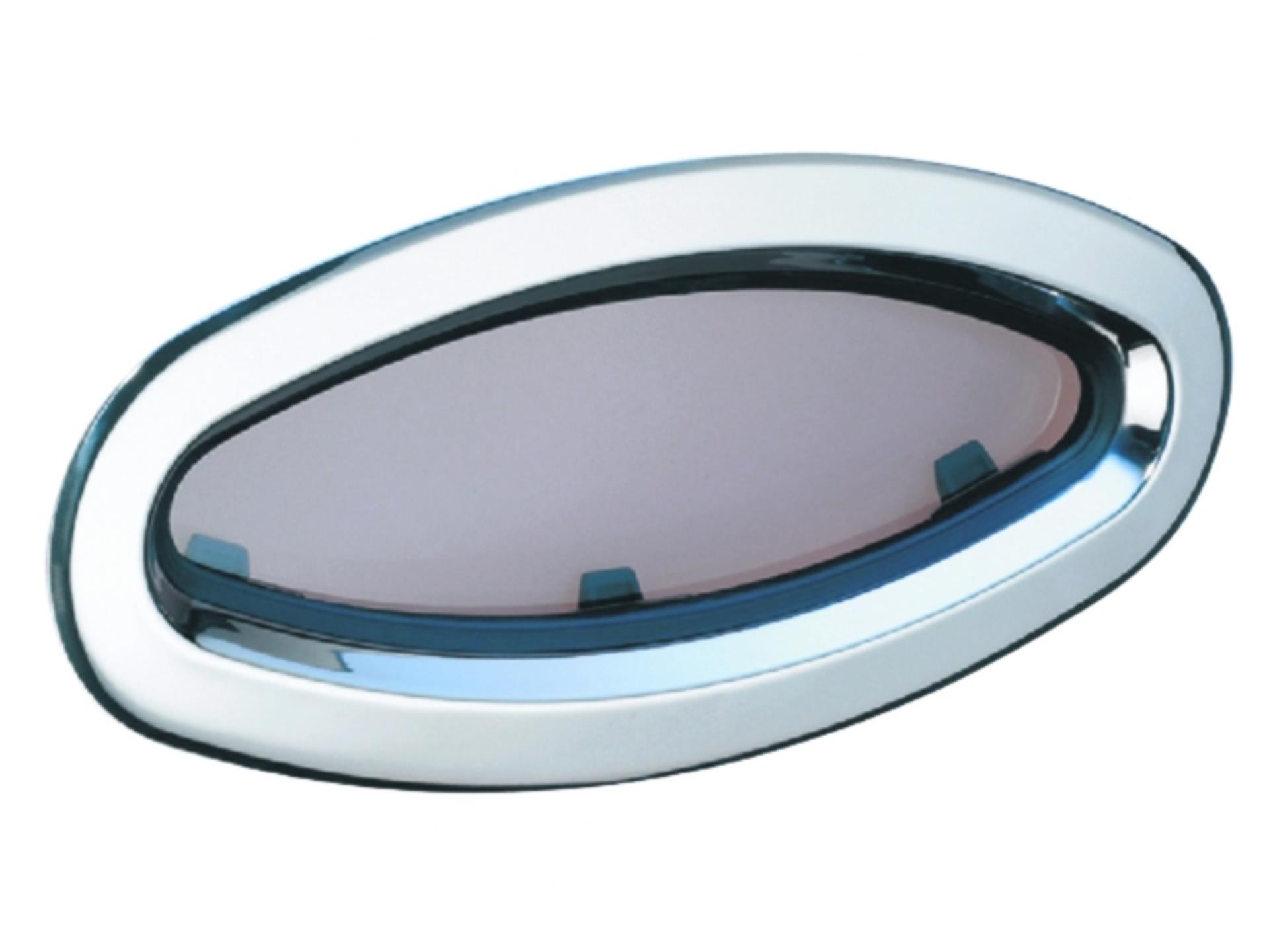 Lewmar Edelstahlfenster Fixedlight, 191 x 367 mm