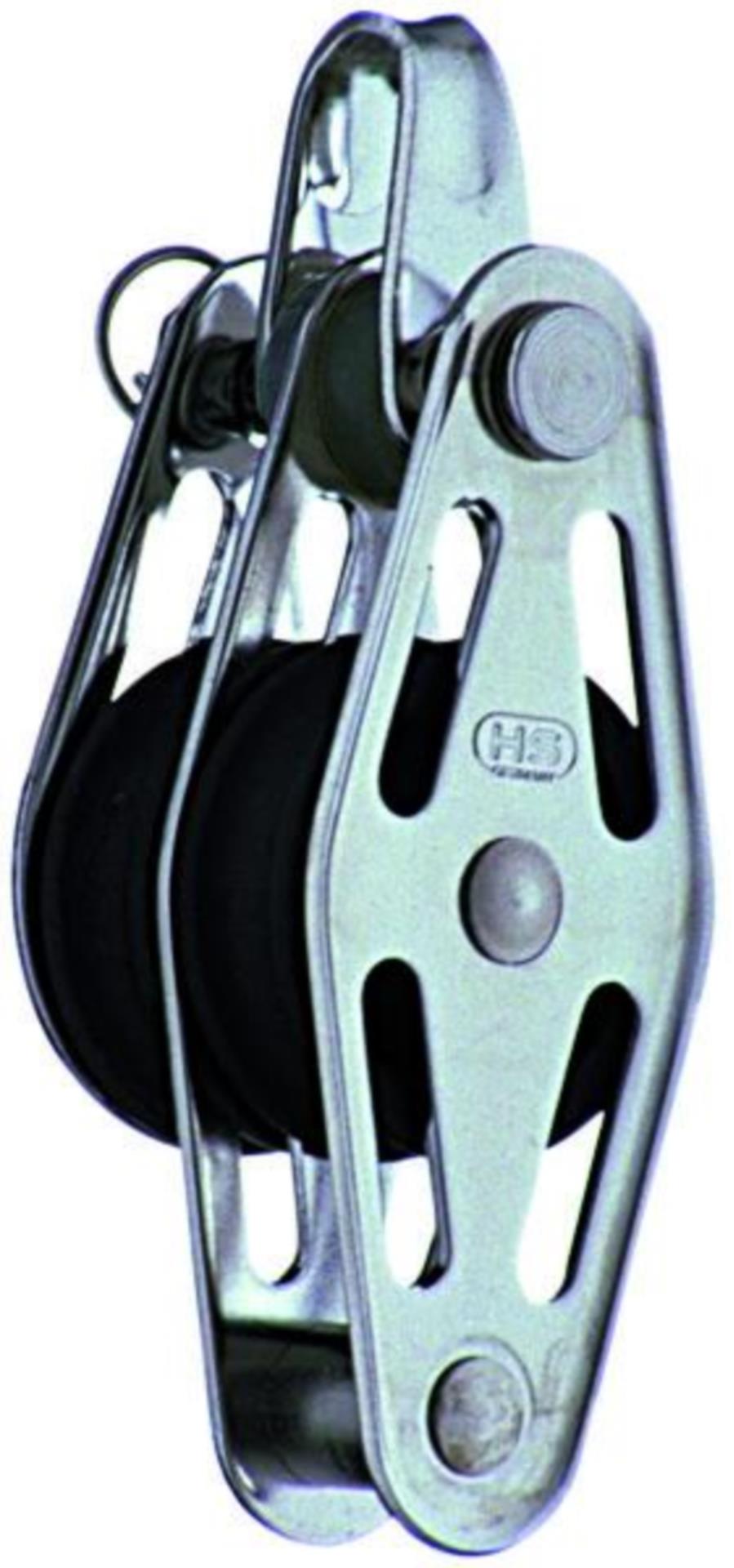 Sprenger Gleitlager-Block 10 mm - 2 Rollen, Bügel, Hundsfott