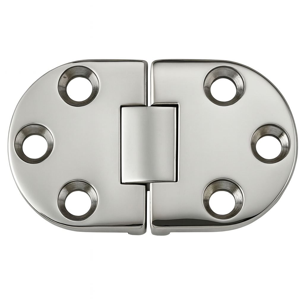 Osculati Scharnier Edelstahl für Klapptische, 76 x 38 mm