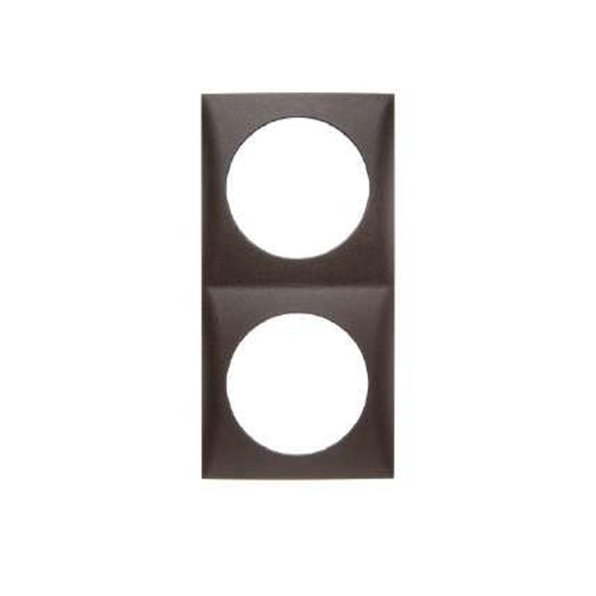 Berker Integro Flow Abdeckrahmen doppel, braun