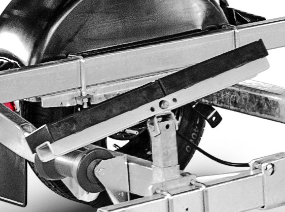 Brenderup Seitenstützen mit Gewindespindel ( Kit - 2 Paar ) L: 600 mm
