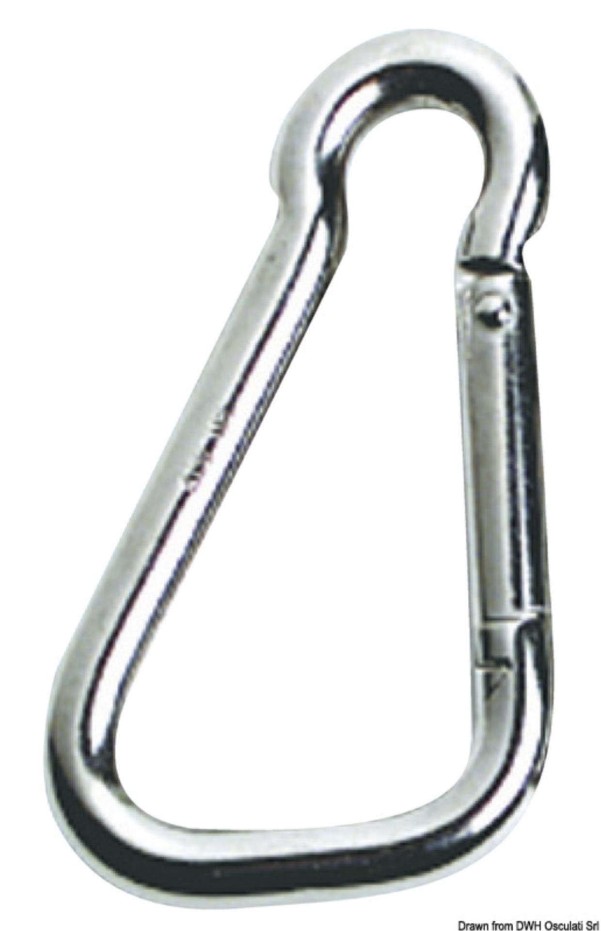 Osculati Karabinerhaken Asymmetrisch  8 mmØ x 80 mm