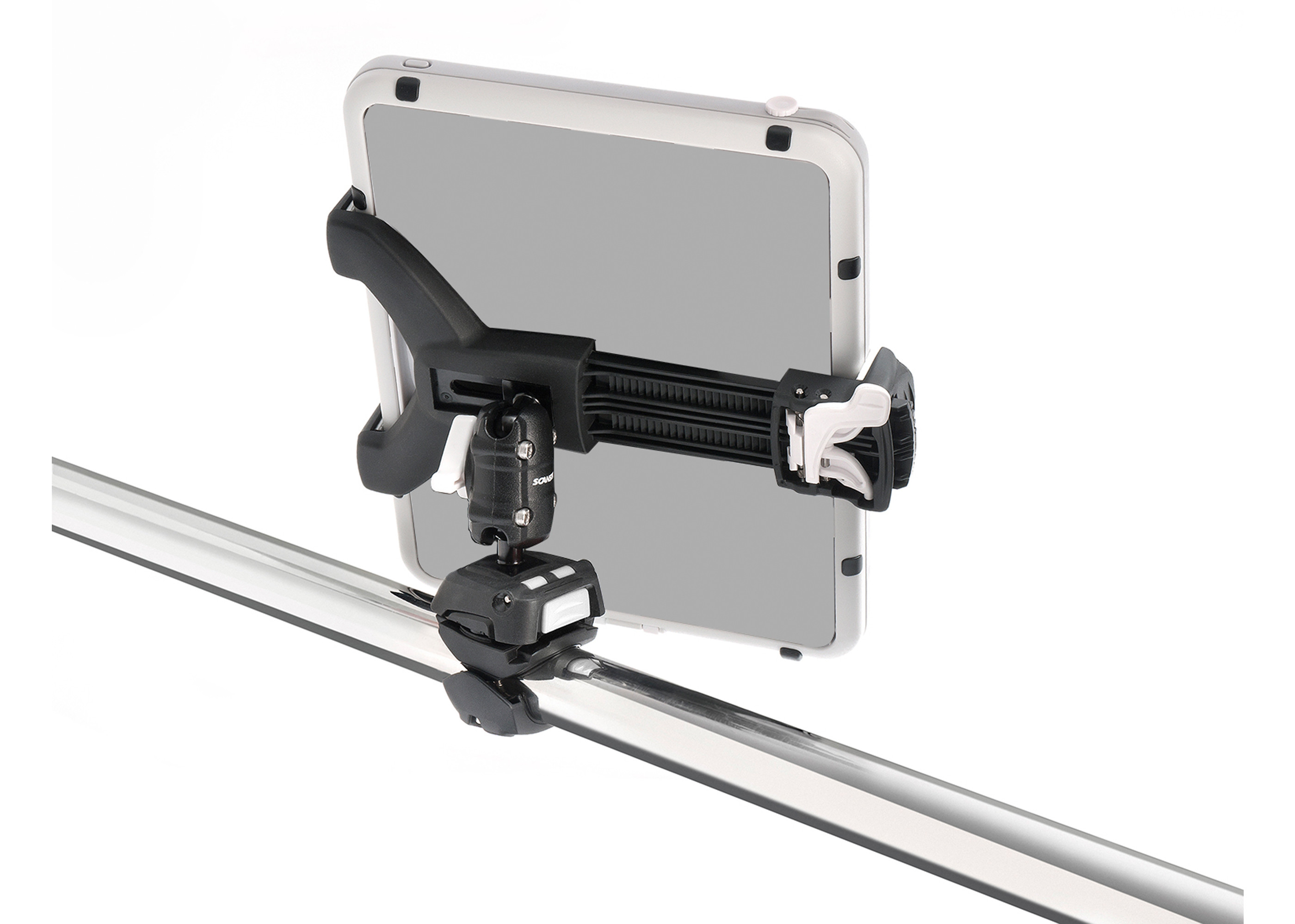 Scanstrut Tabletthalterung ROKK Mini mit Rohrhalterung (19 - 34 mmØ)