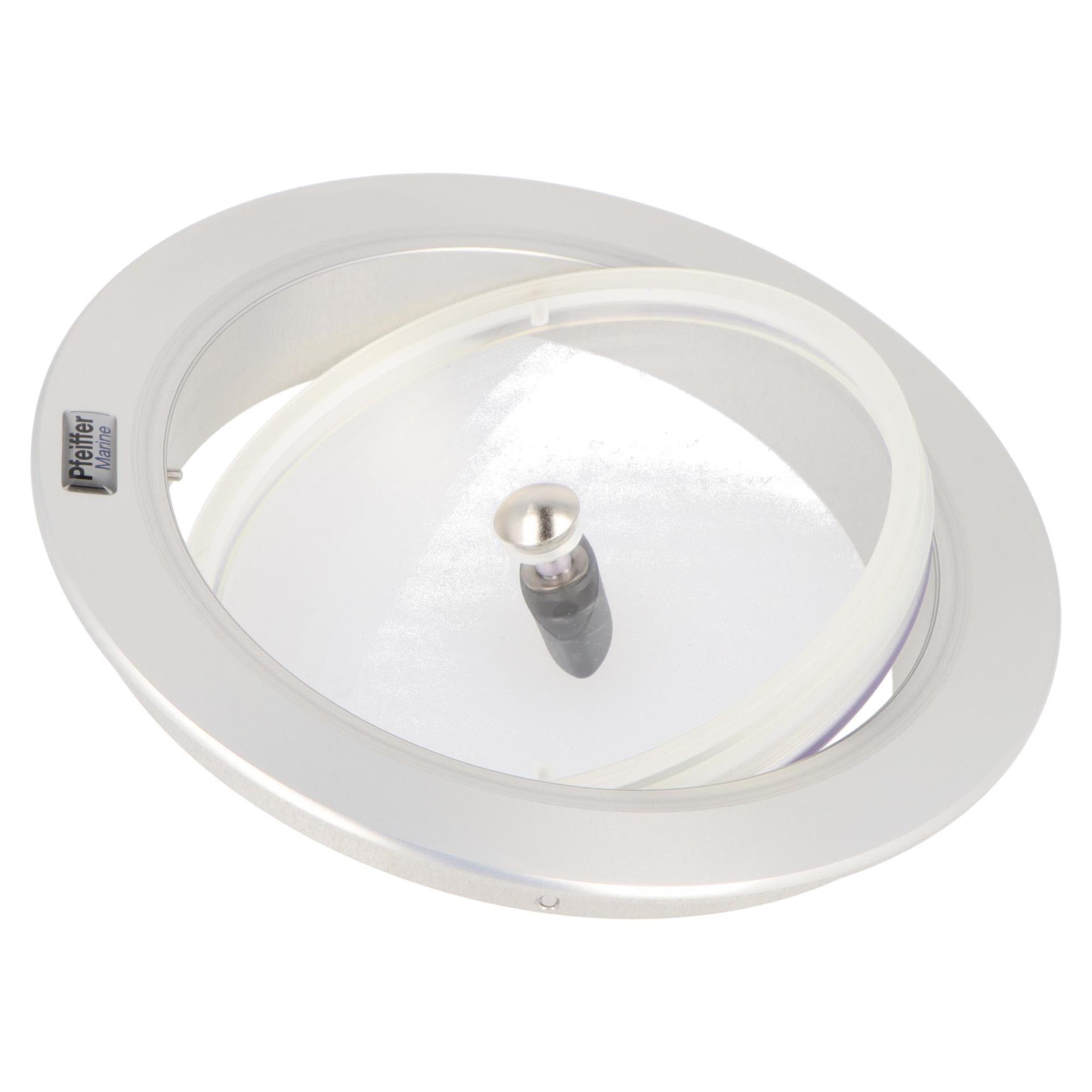Pfeiffer Dreh Bullauge Pfeiffer Alu silber 175 mmØ (162 mmØ)