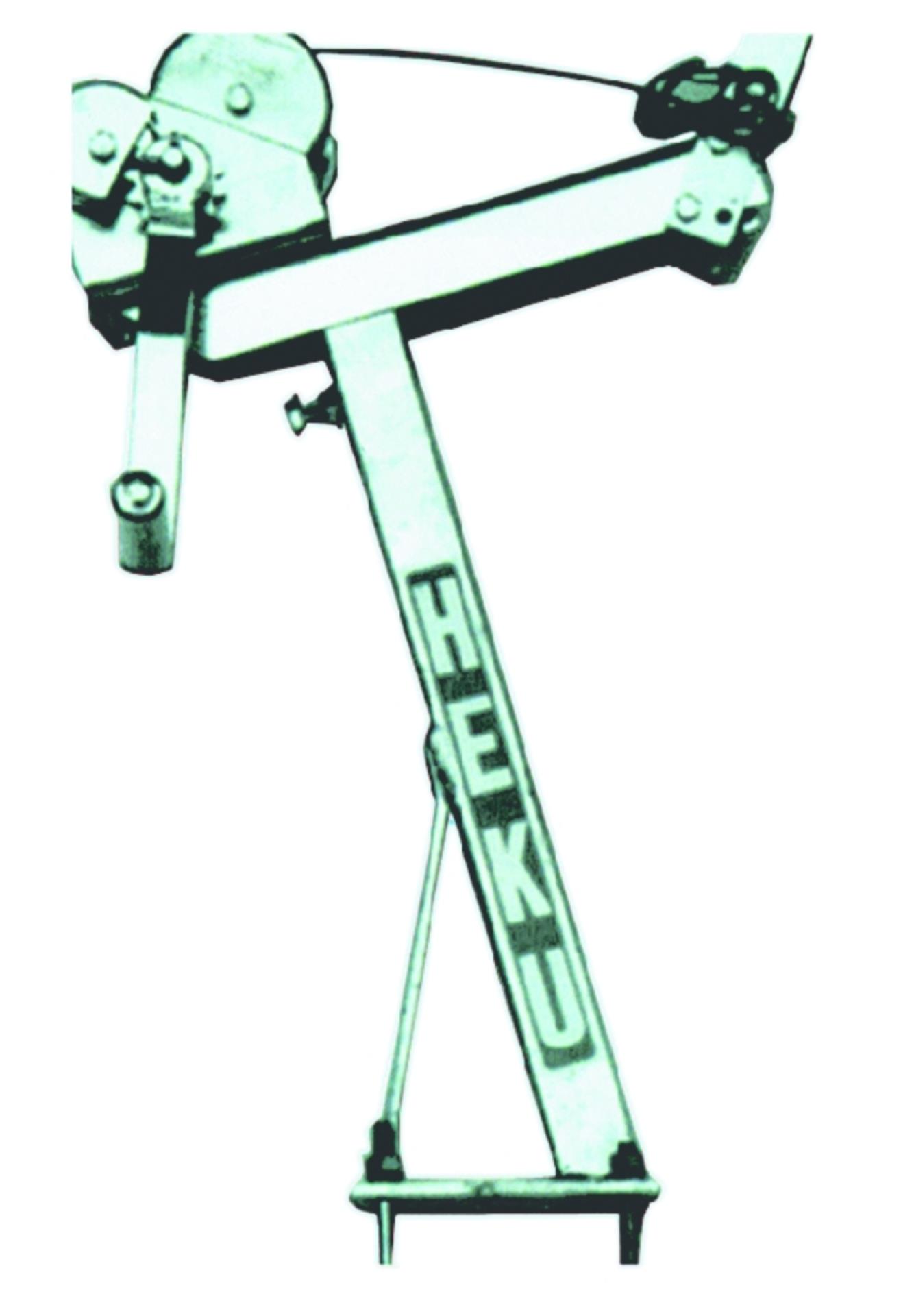 Heku Windenstand 60 mm Rundrohr, Winde 1 (Zuglast 240 kg)