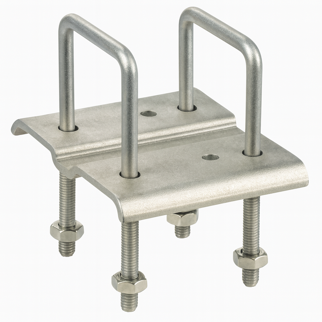 Osculati Befestigungshalter 60 mm für 30 mm Rohr, links Osculati Befestigungshalter 60 mm für 30 mm Rohr, links