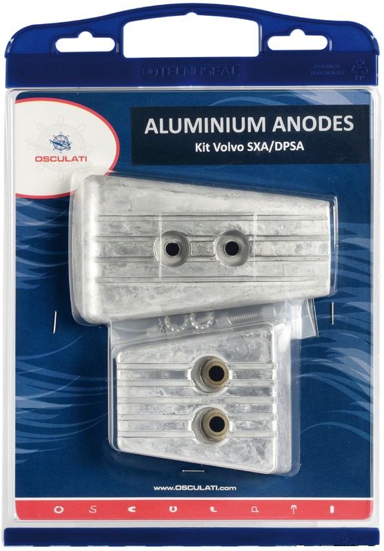 Osculati Anoden Set Alu für Volvo SX-A / DPS
