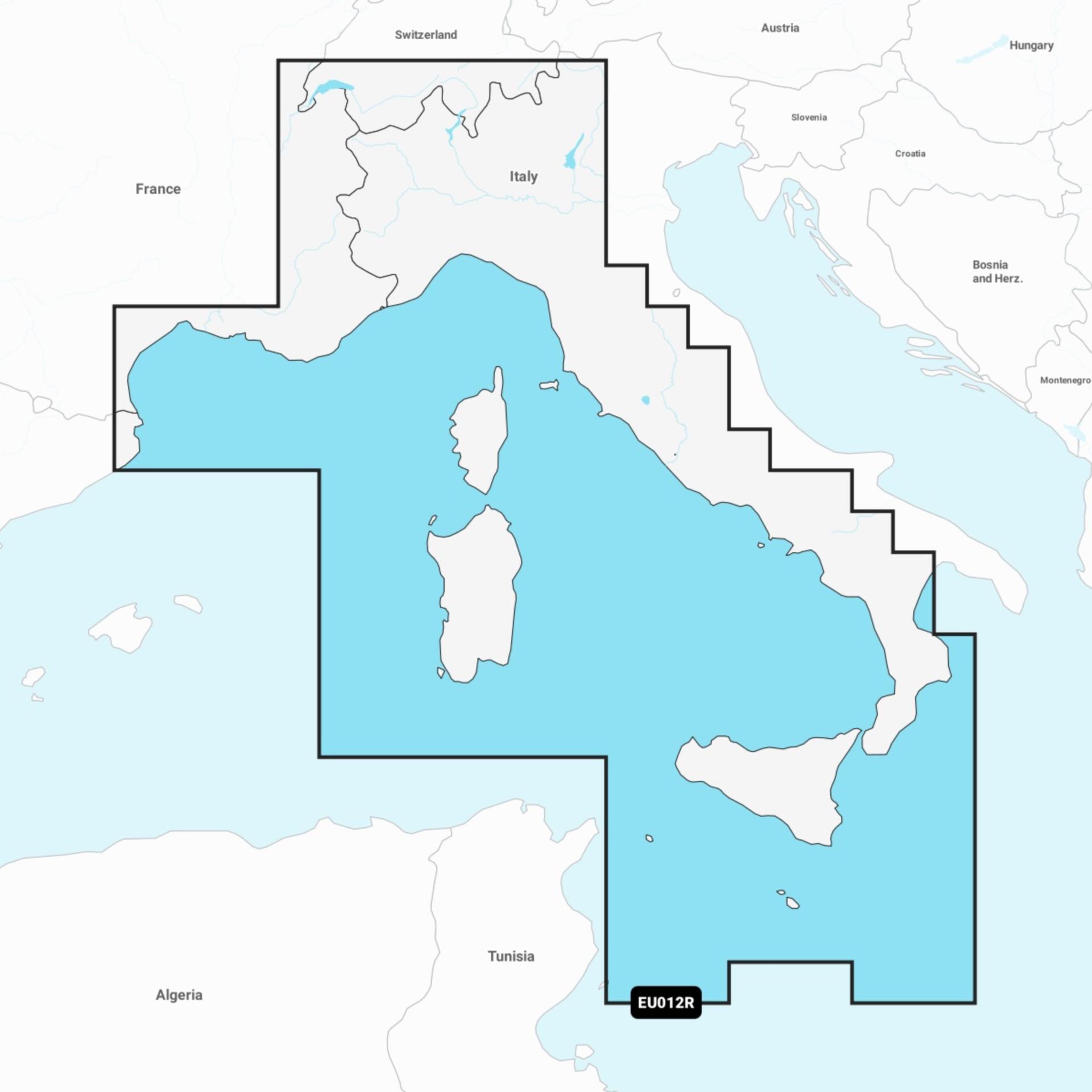 NAVIONICS+ Regular Mittelmeer Zentral und Westen