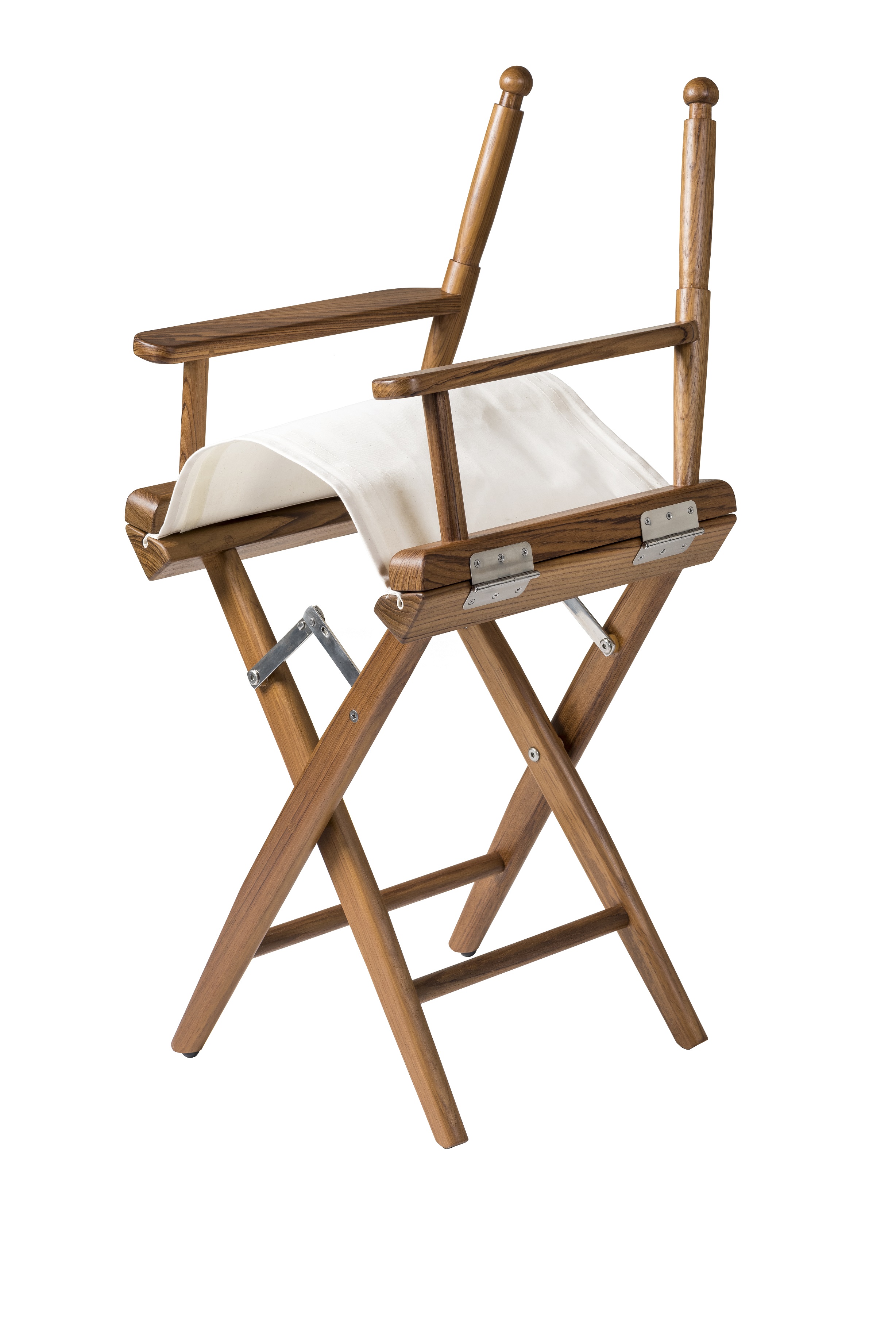 ARC Marine Regiestuhl I Deluxe weiß Auflage geölt Edelstahlbeschläge