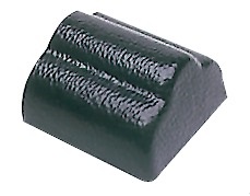 Osculati Endkappe, schwarz 38 mm (2 Stück)