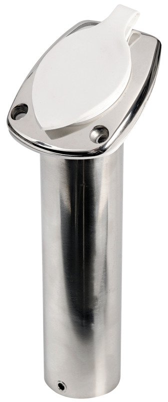 Osculati Edelstahl Angelrutenhalter, Einbau 60°