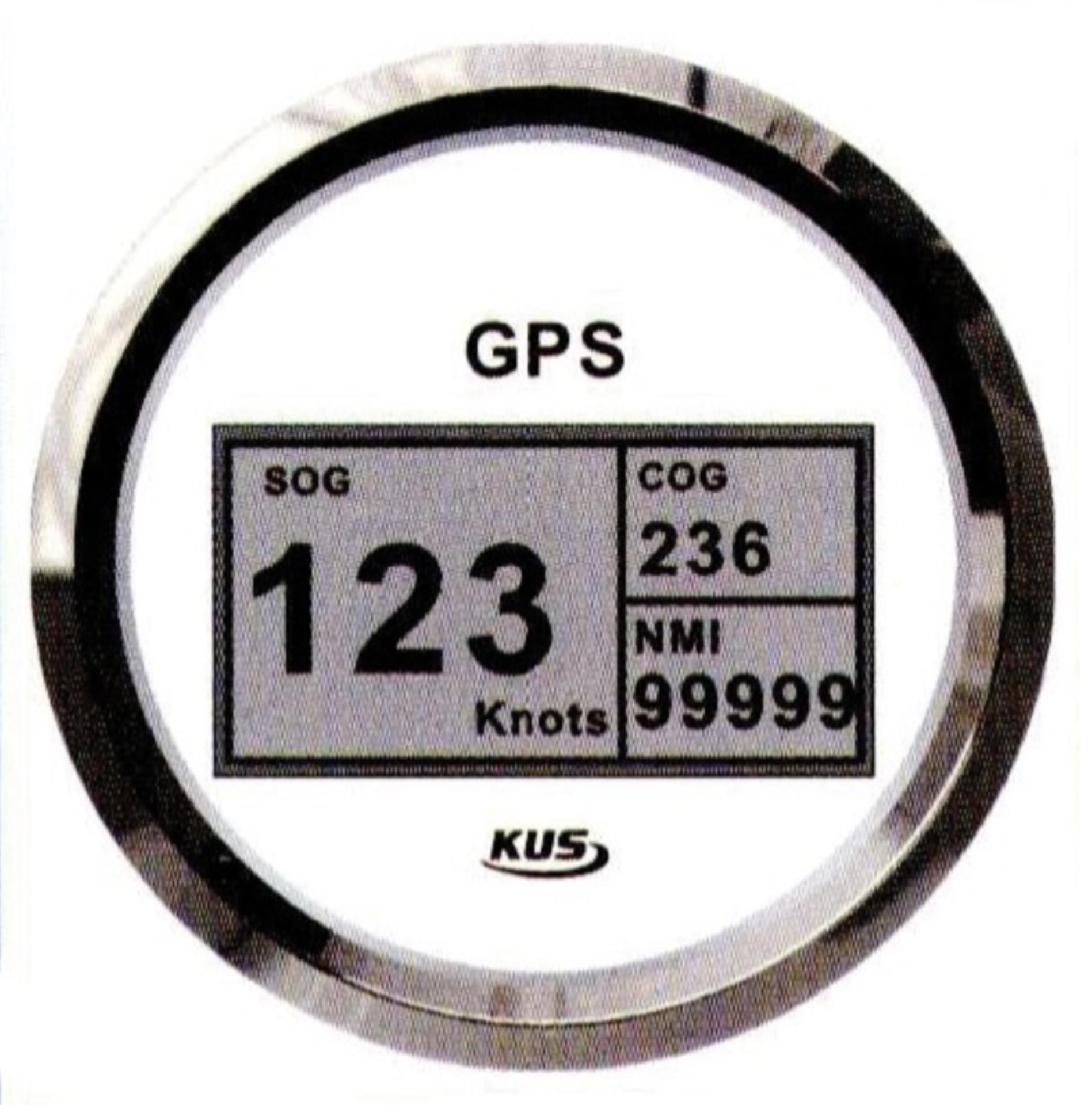 Osculati Guardian GPS Geschwindigkeitsanzeige, Digital weiß