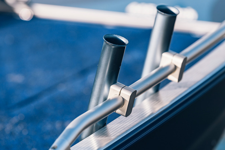 Linder Angelrutenhalter, Aluminium