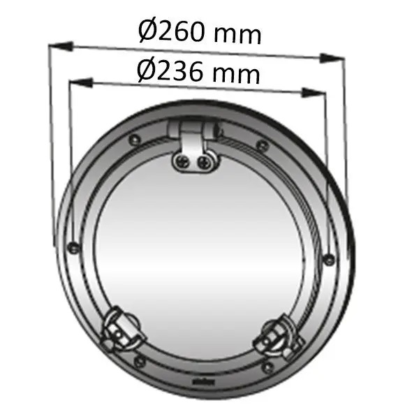 Vetus Bullauge PW 221, Kat A1