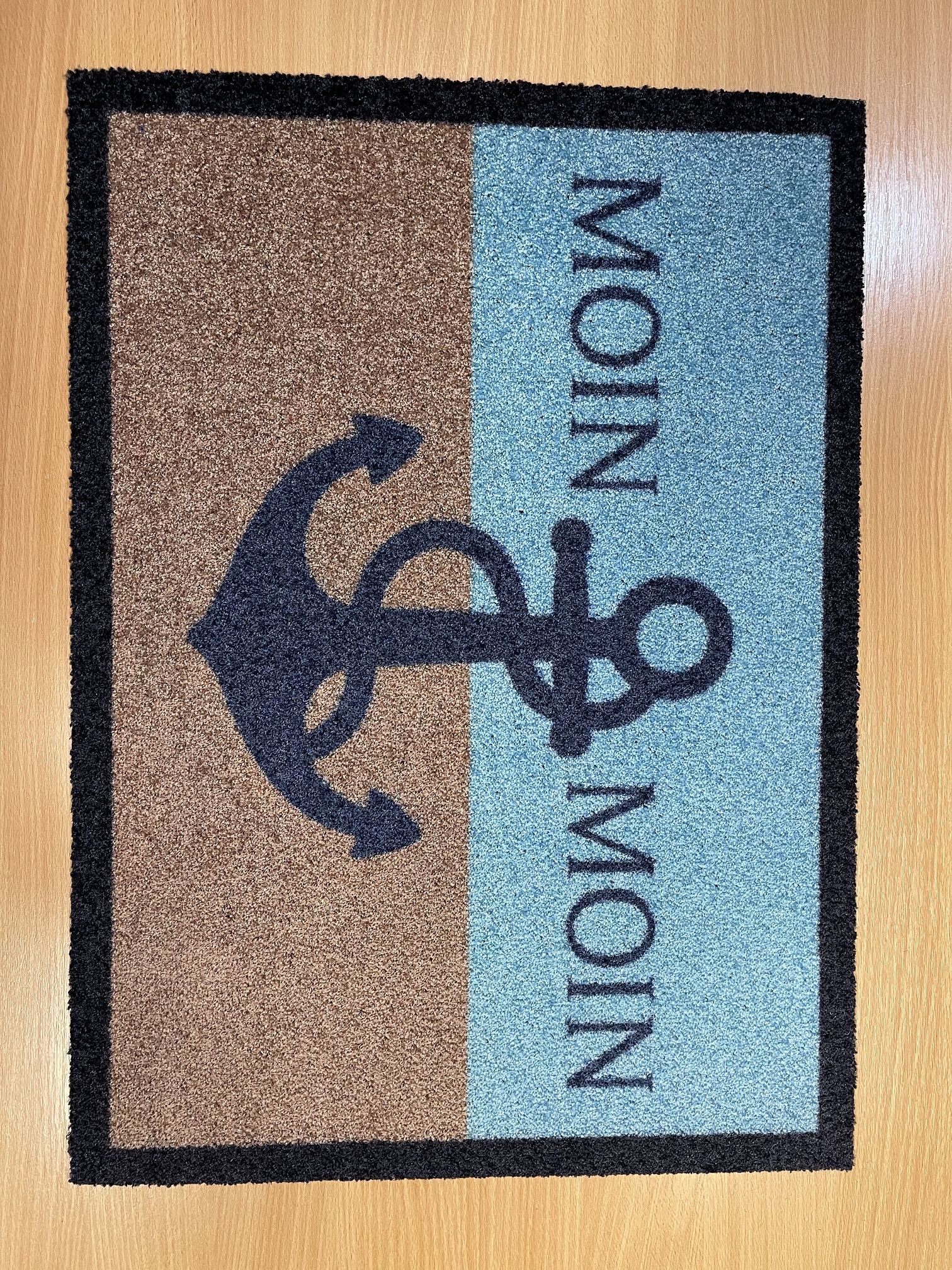 Knutzen Fussmatte Moin mit Anker, 70 x 50 cm