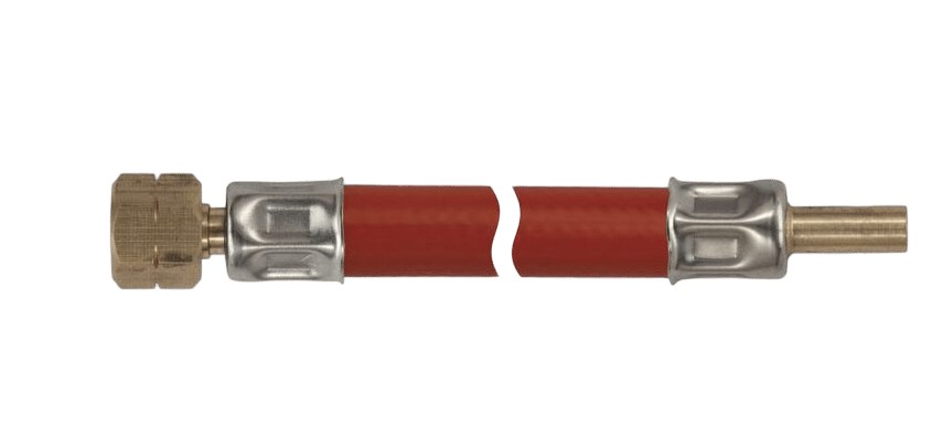 Talamex Gas Schlauchleitung G1/4 Linksgewinde/ 8 mmØ Rohrstutzen, 600 mm