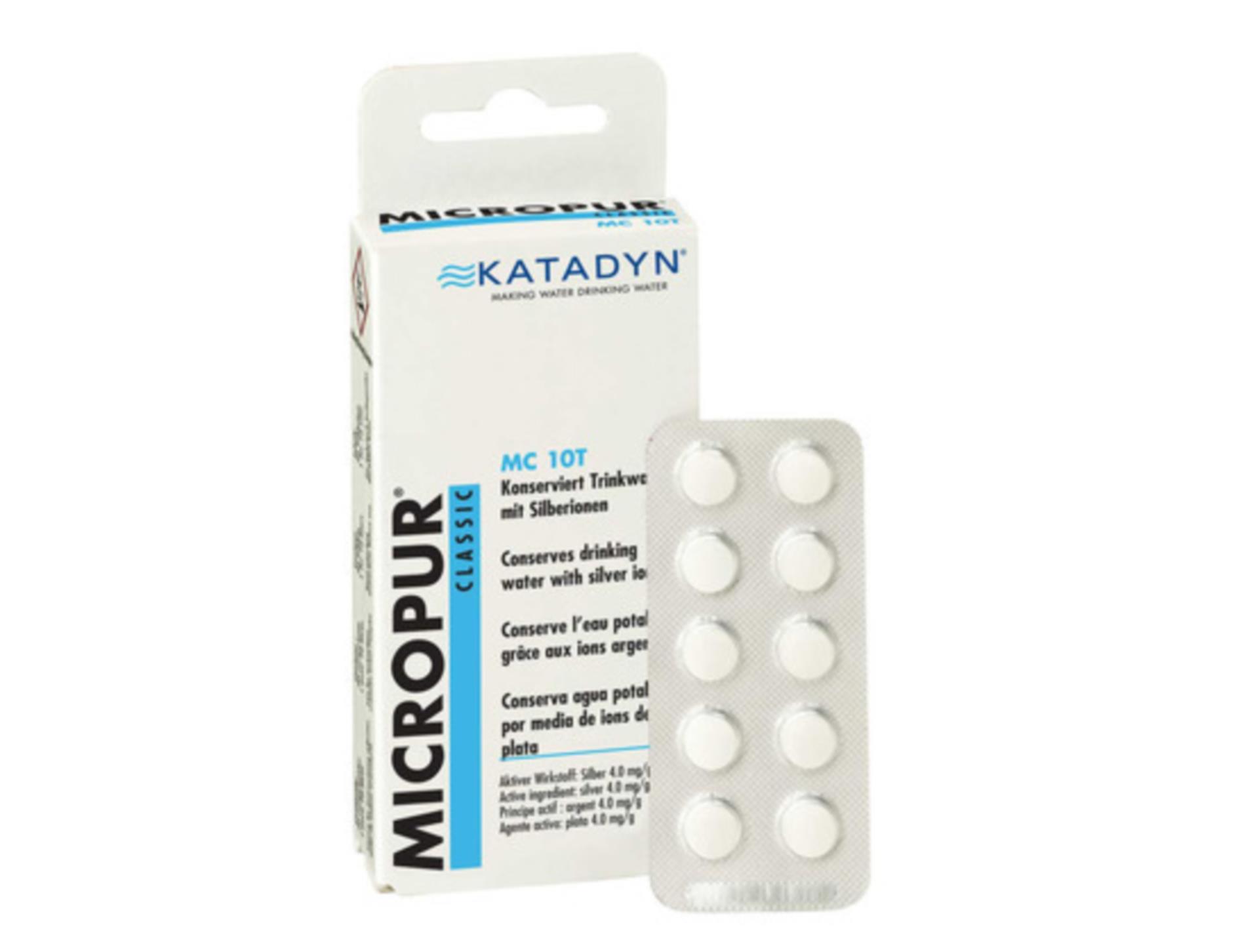 Katadyn Micropur Classic MC 10T, 40 Tabletten