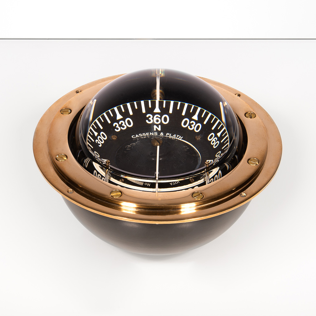 Cassens & Plath Kompass C&P IOTA/1 Einbau 12VDC Messing polier ohne MED Zertifizierung