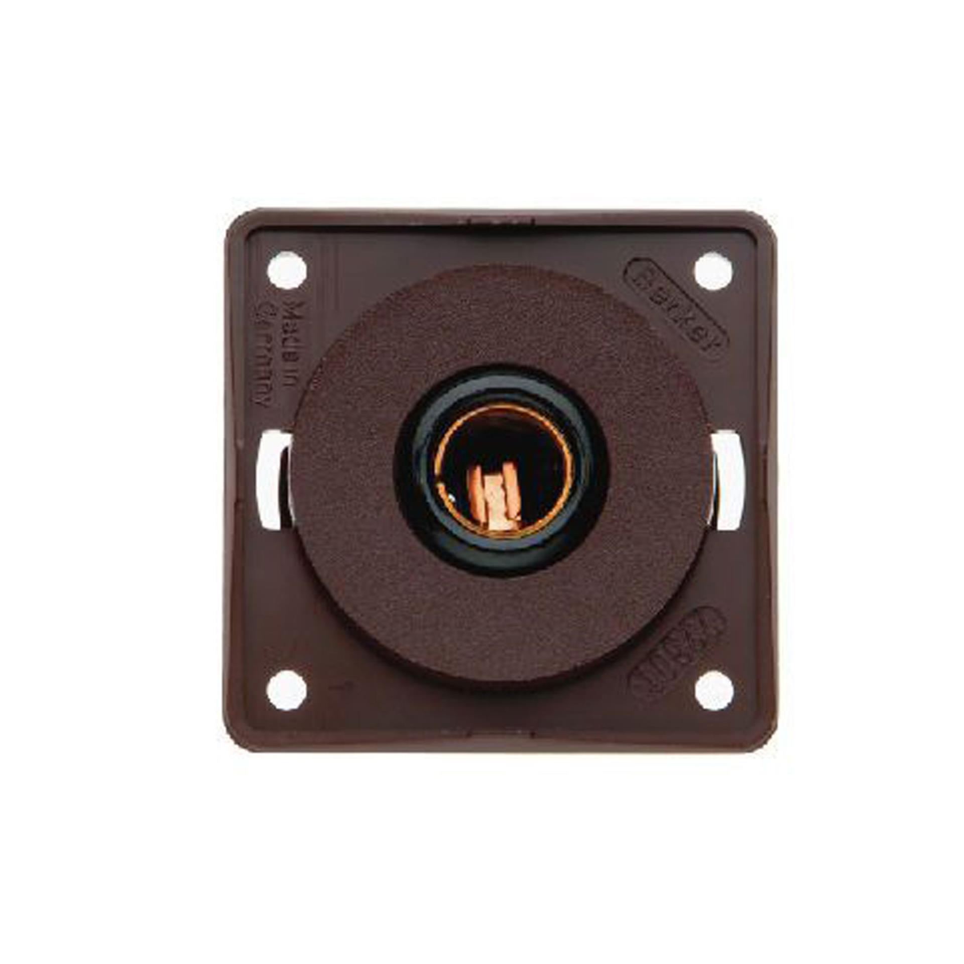 Berker Integro Steckdose 12/24 V, braun
