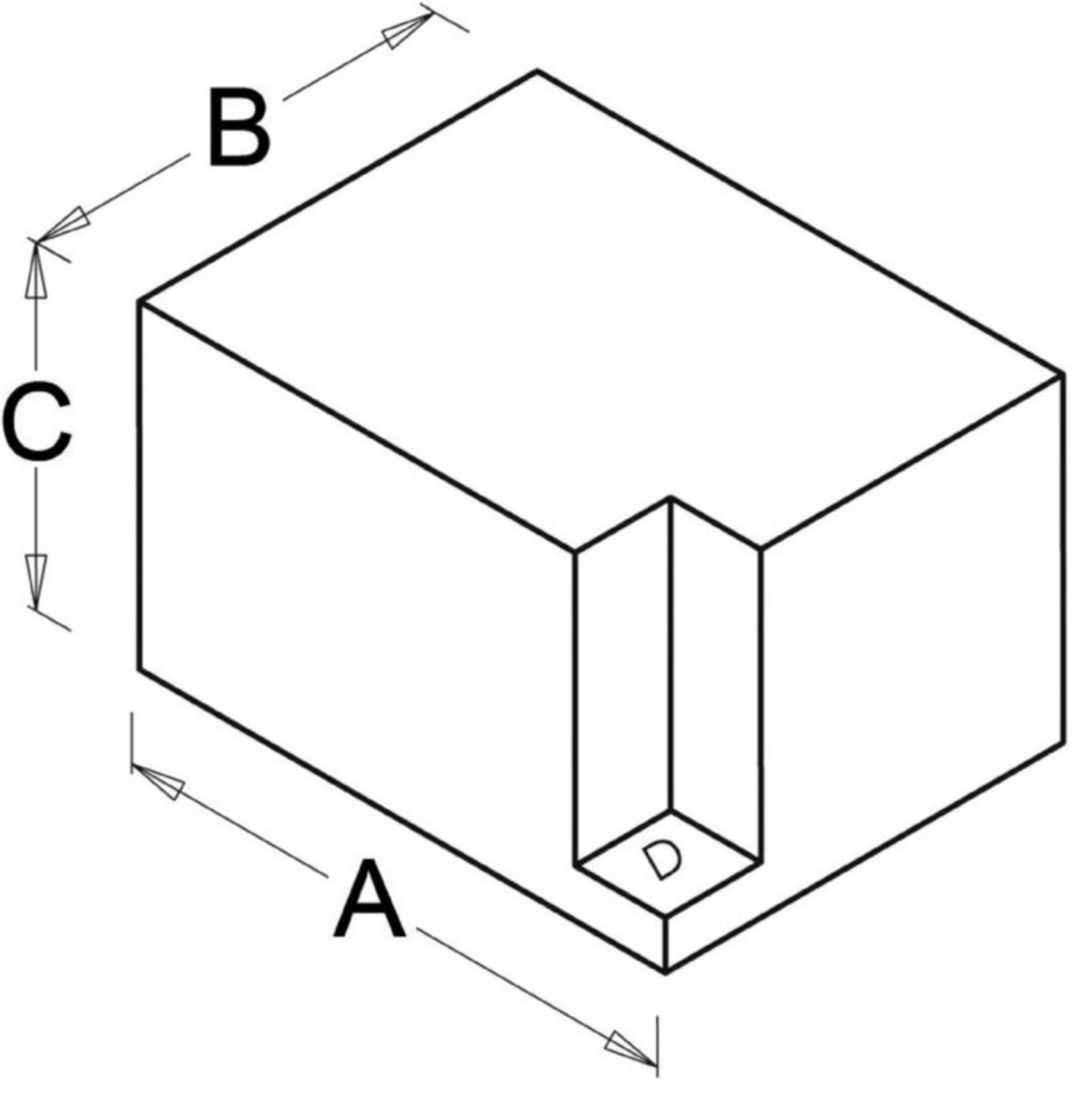Osculati Wassertank 56 Liter (450 x 350 x 400 mm) mit Pumpe 12 V / 12,8 ltr.