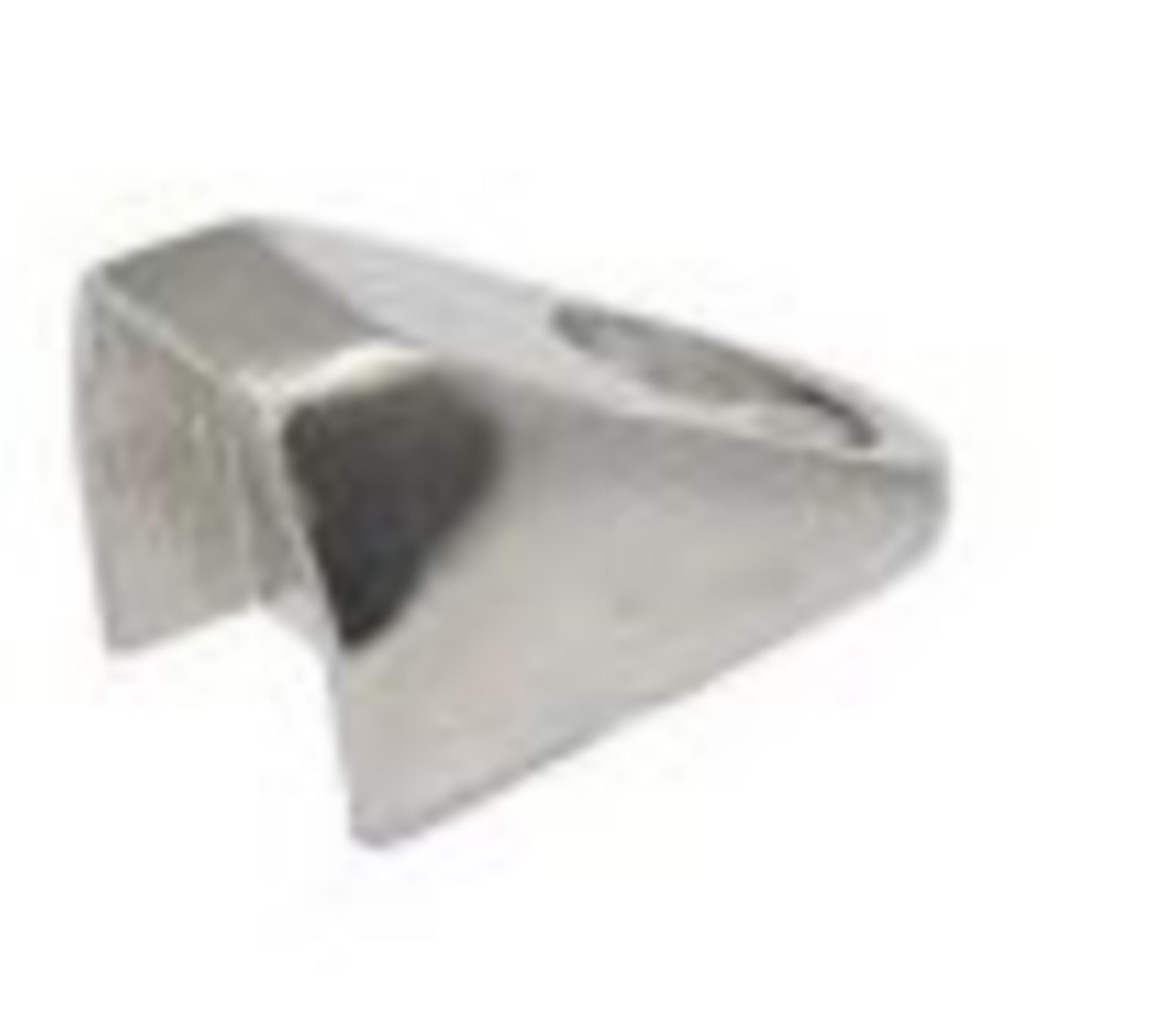 Lindemann Endstück für Edelstahlschiene