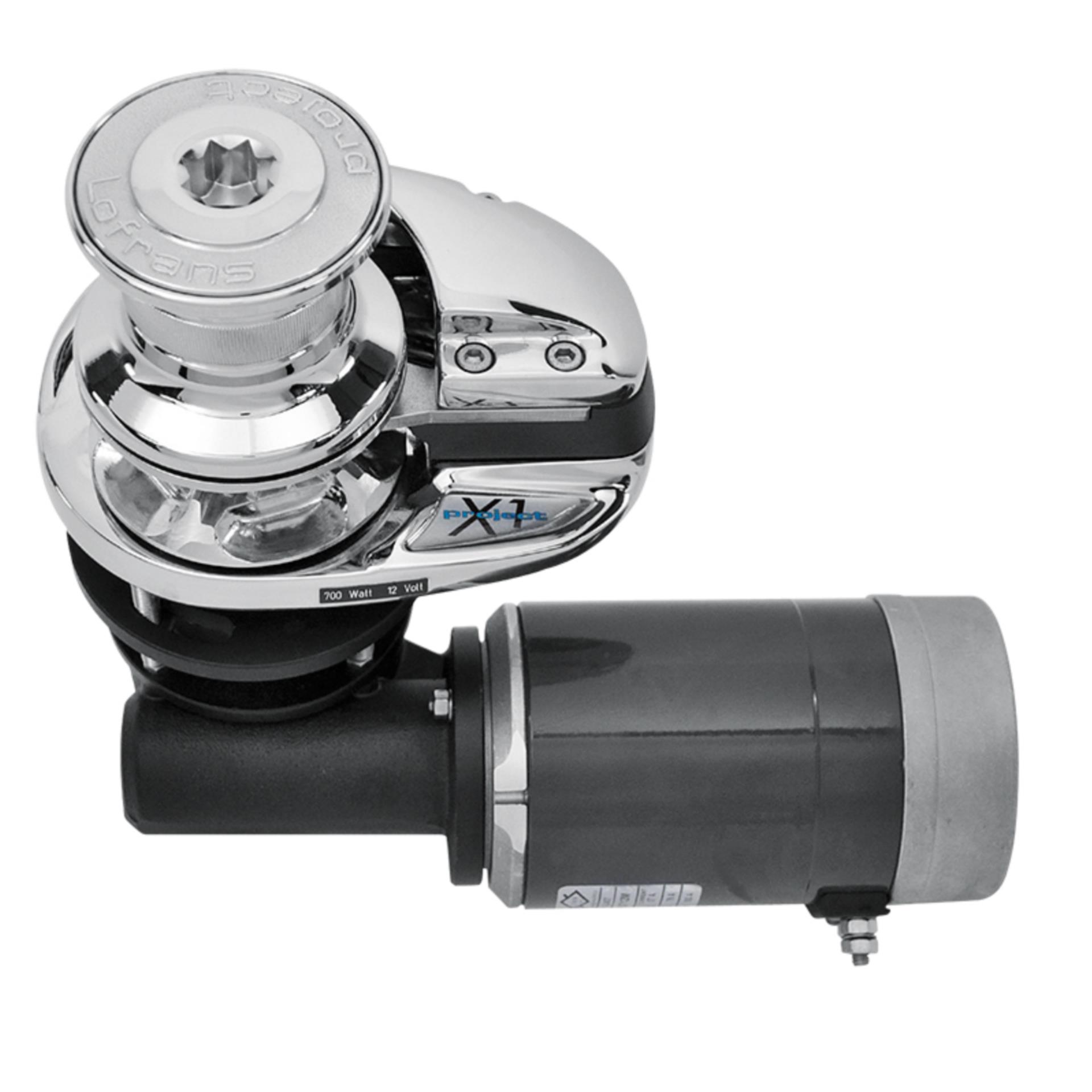 Lofrans Ankerwinde X1 500W 8 mmØ Kette/12 mmØ Tau, mit Spill