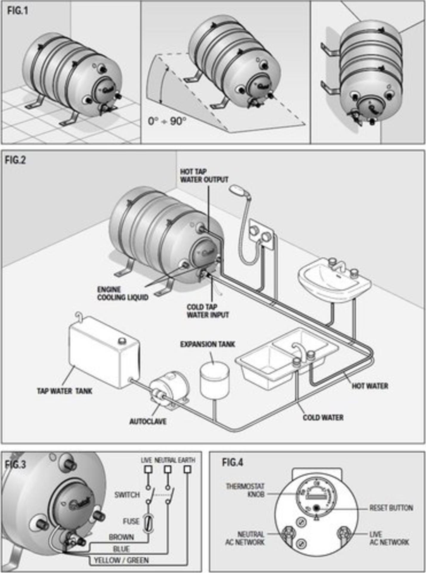 Quick Warmwasserboiler 15 Liter Quick Warmwasserboiler 15 Liter