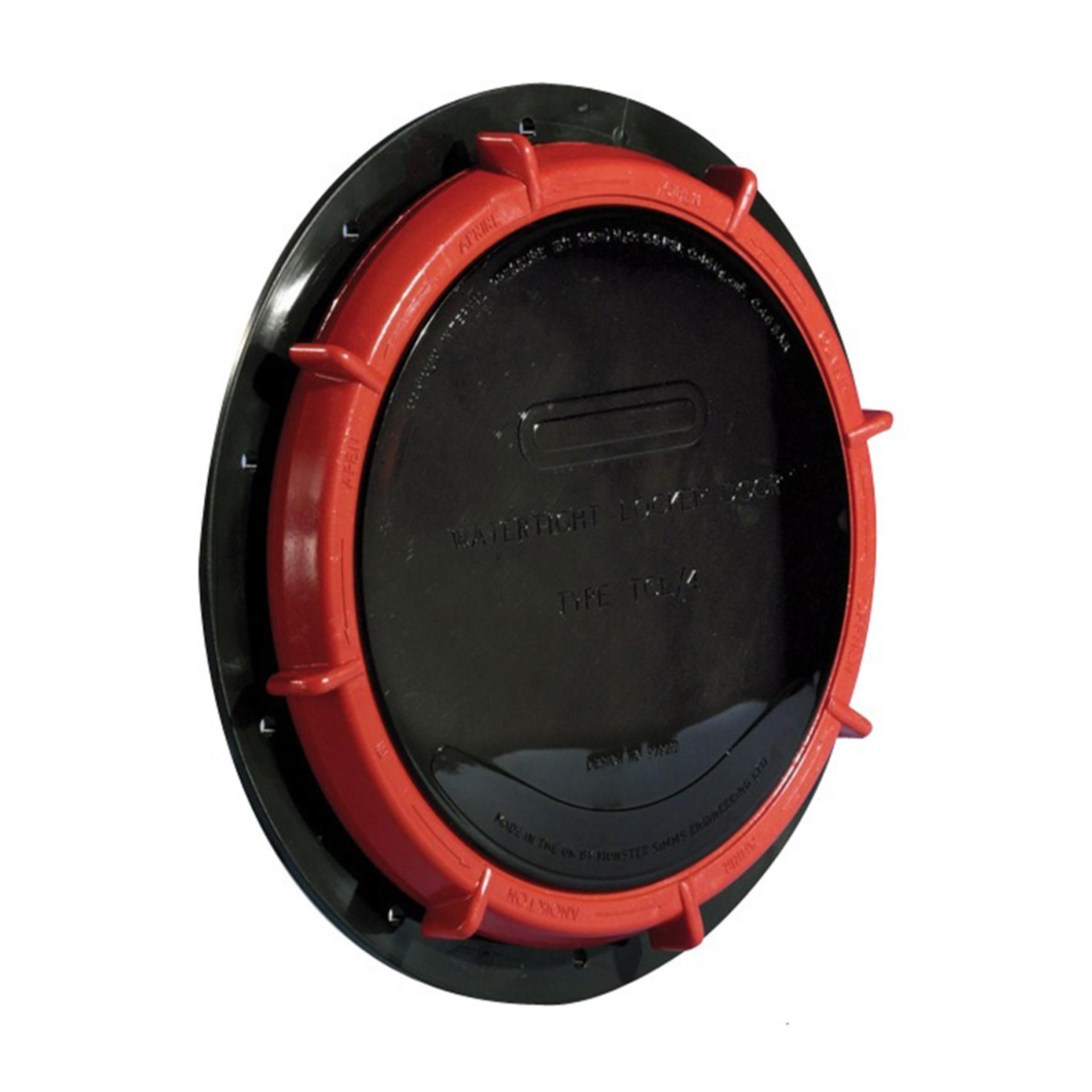 Whale Inspektionsluke WHALE, 236 mmØ (schwarz)