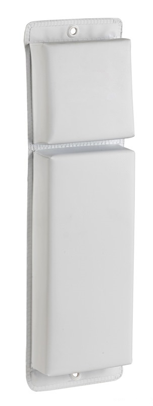 Osculati Flacher Fender aus PVC, weiss 87 x 16,5 cm