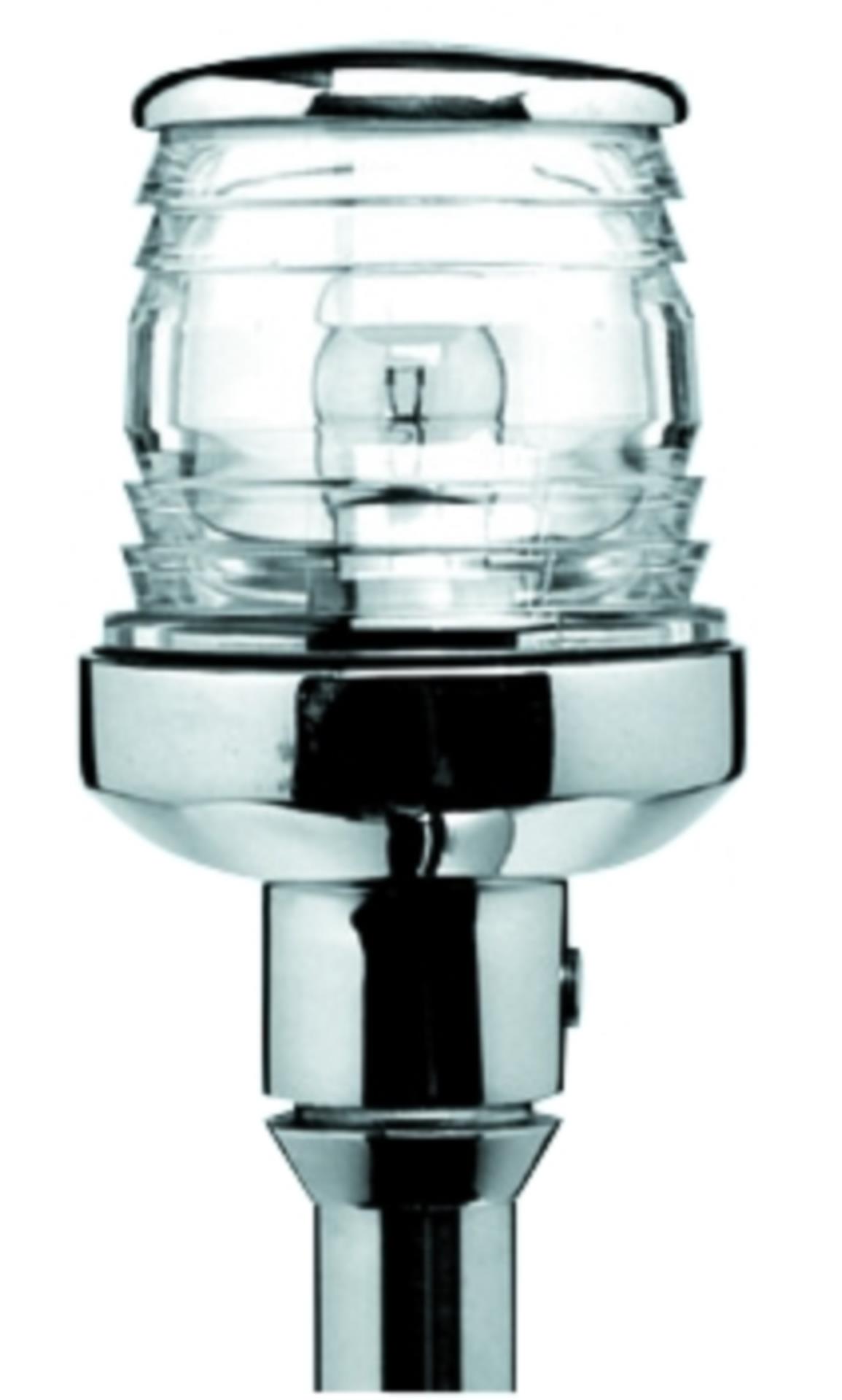 Osculati Lampenmast Edelstahl 100 cm (Anbau), chrom Rundumlicht LED