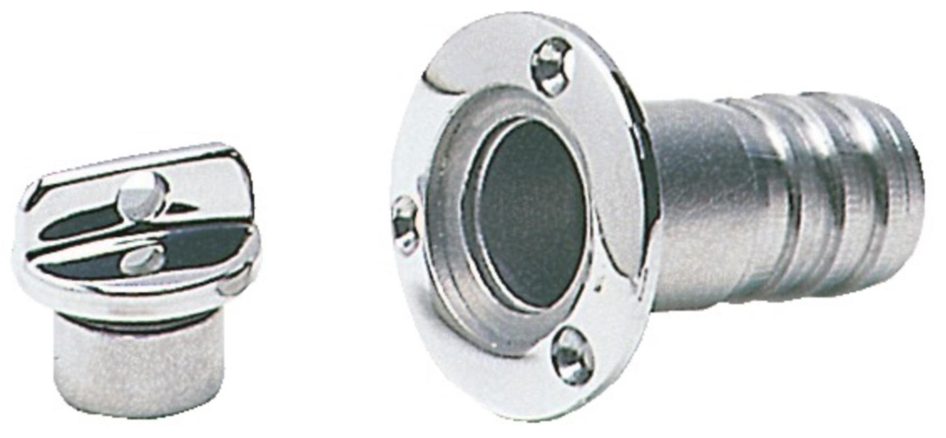 Osculati Lenzstopfen Edelstahl, 25 mmØ